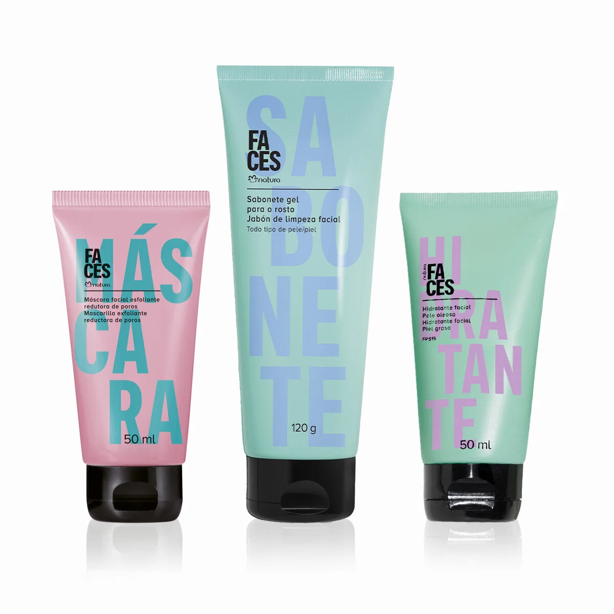 Kit Ritual Pele Mista a Oleosa Faces (3 produtos) — imagem 1