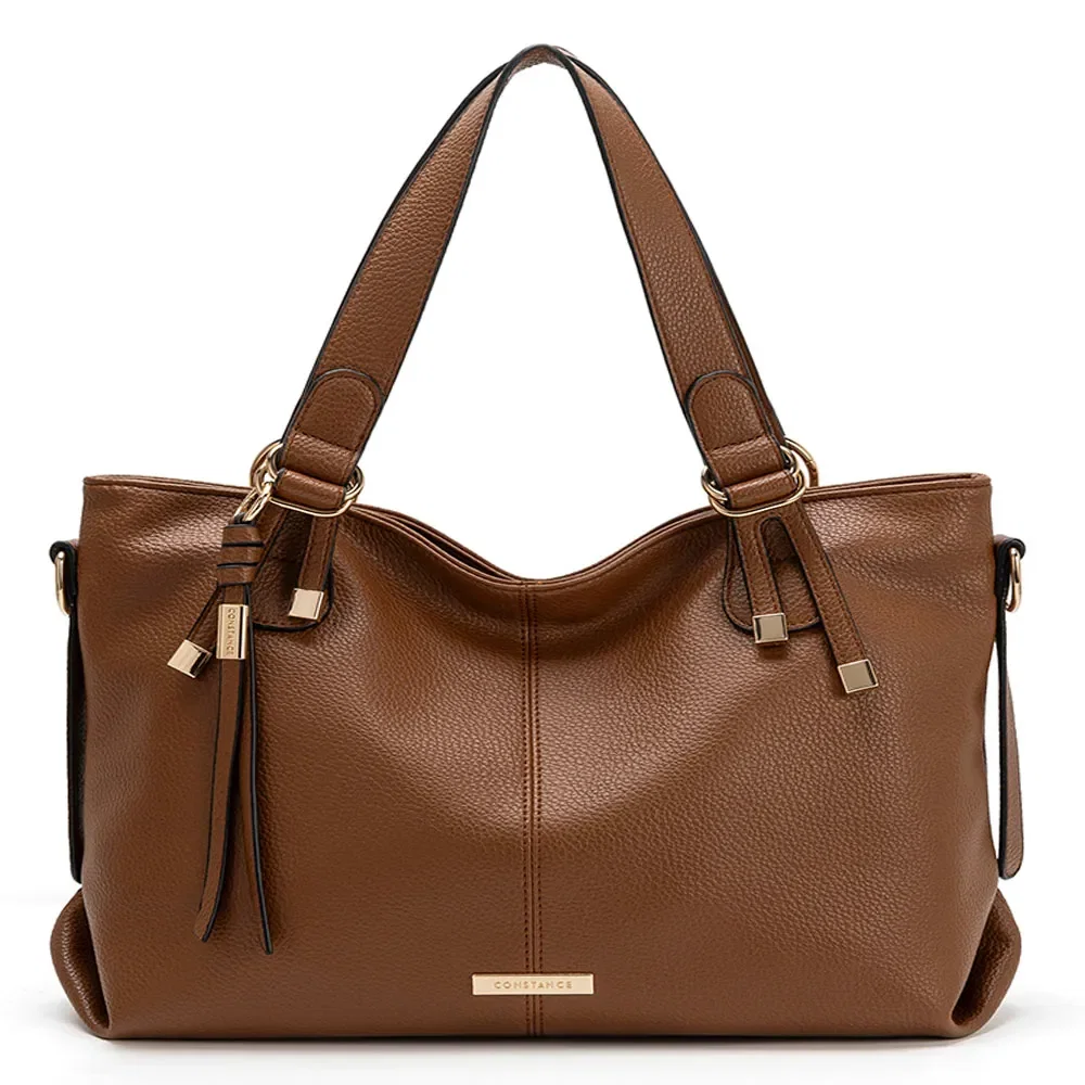 Bolsa Tote Grande Caramelo