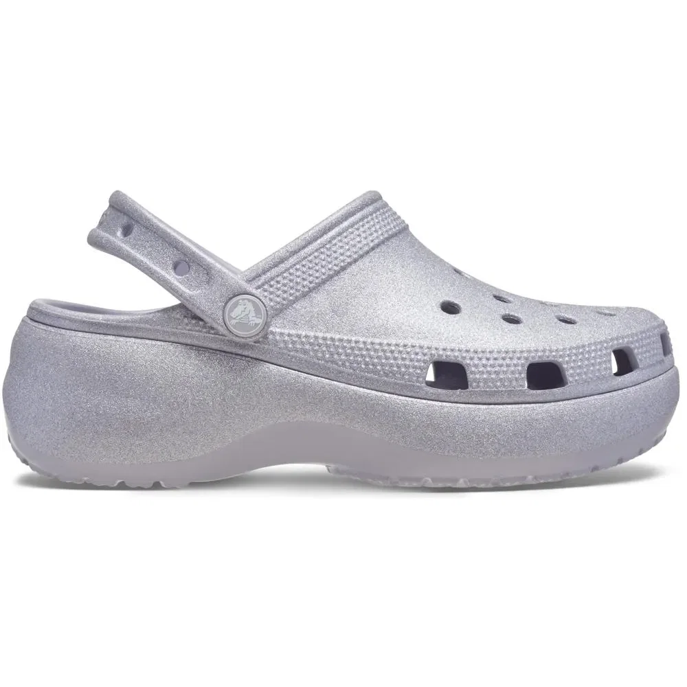 Classic Platform Glitter Clog W