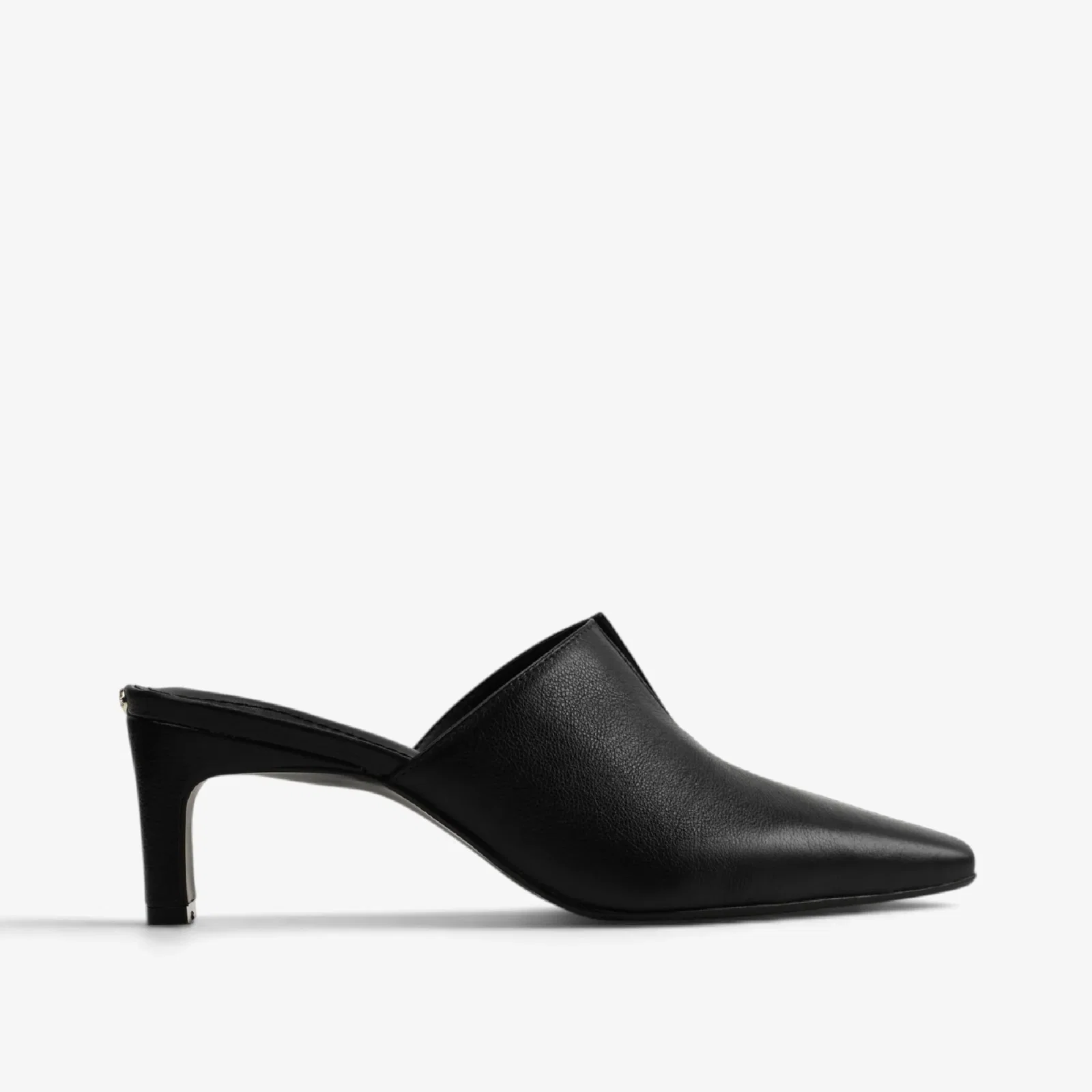 Mule Preto Couro