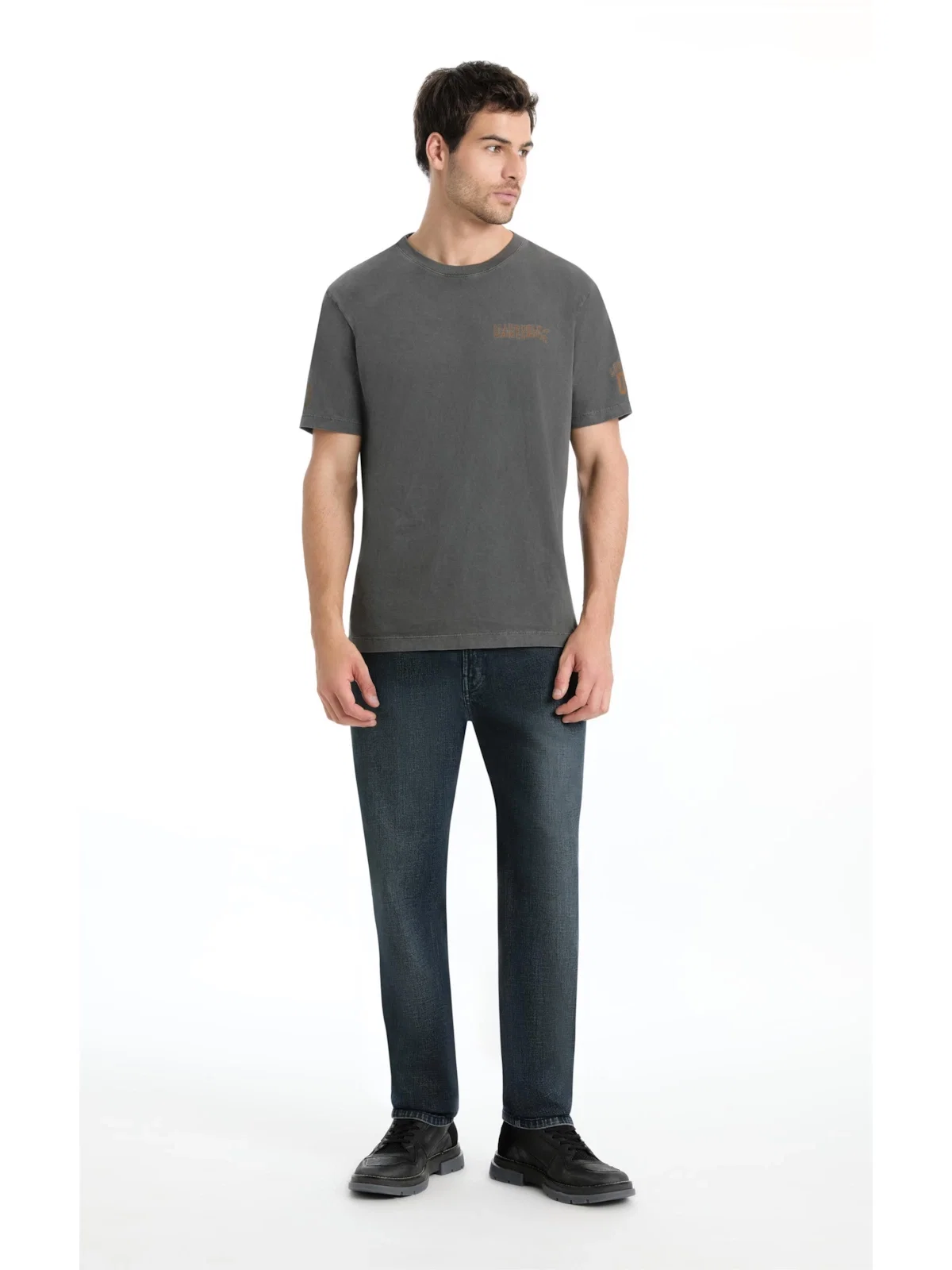 Calça Blue Cross Slim Lav. Escuro