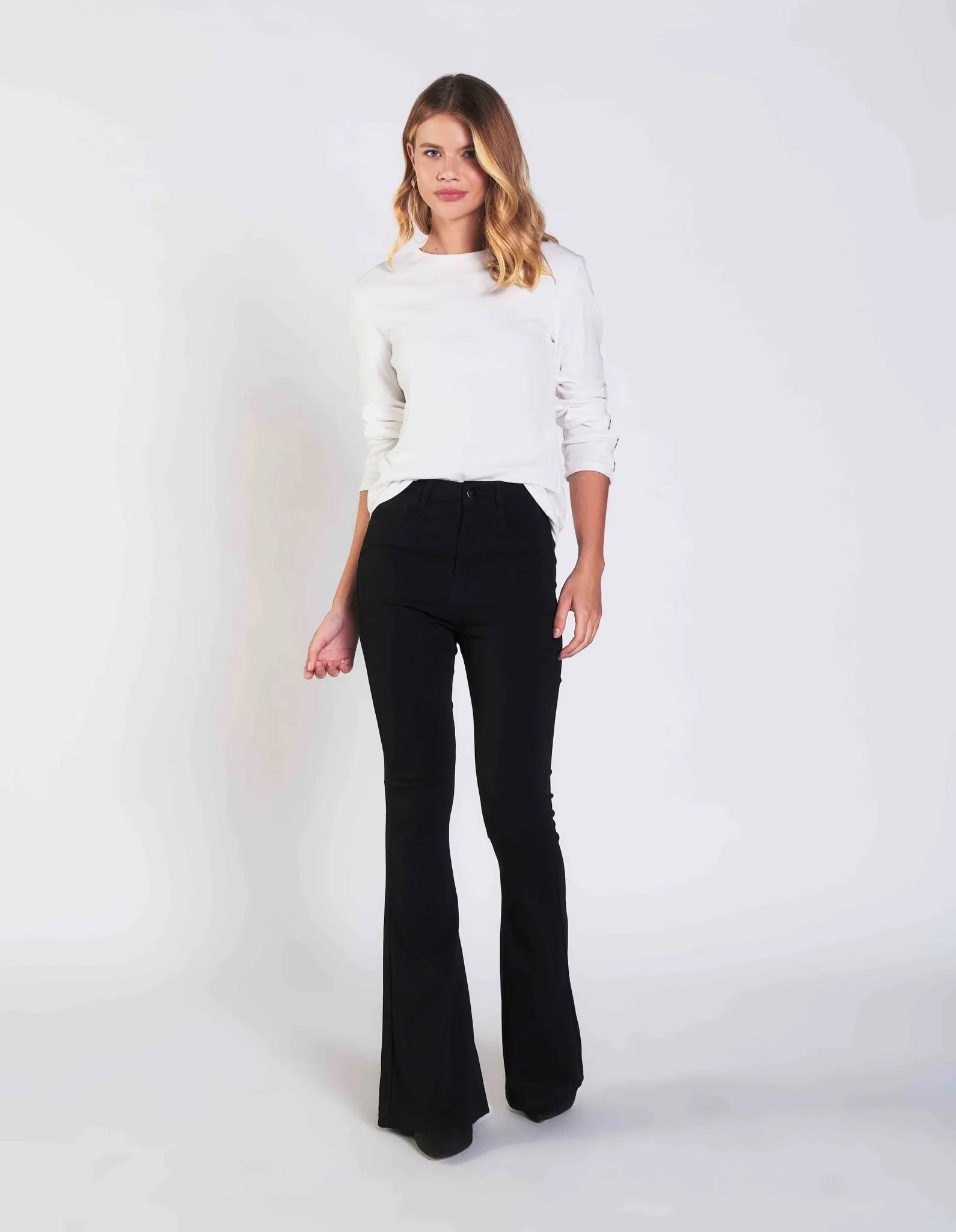 Calça Flare Colors - Preto