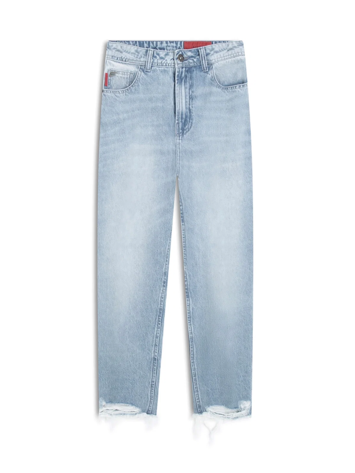 Calça Vintage Denim Baggy Destroyer 1805-Lav.Claro C/Vint.+pu — imagem 1