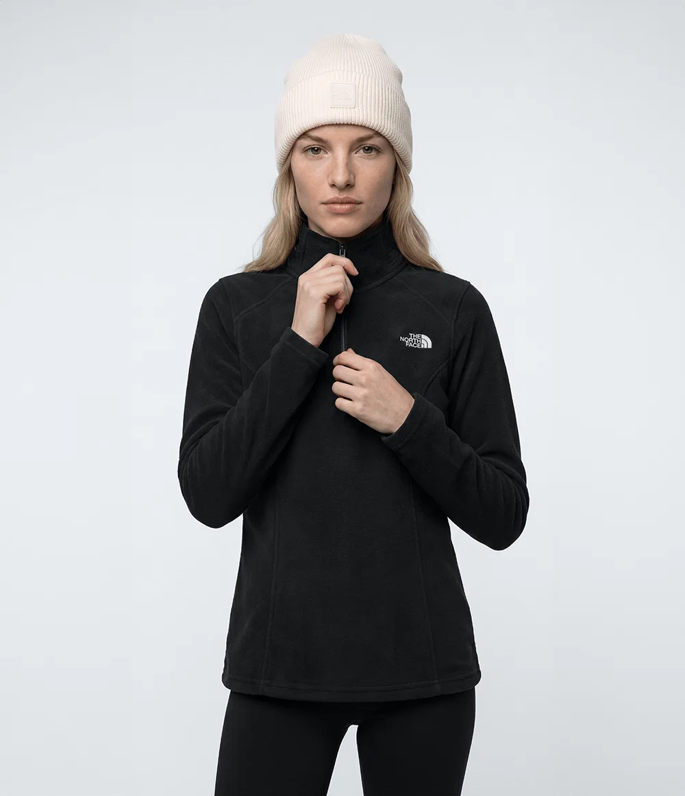 Fleece Feminino Glacier 1/4 Zip TNF Black