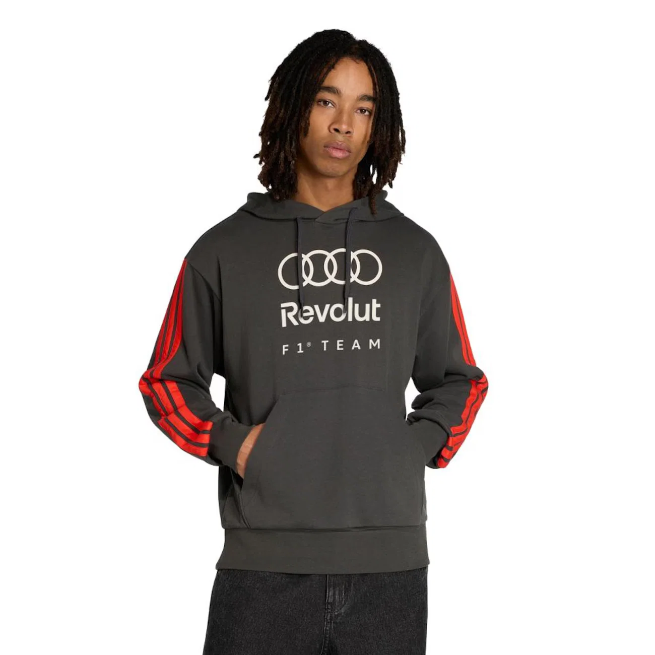 Blusão de Moletom com Capuz Adidas Audi Revolut F1Team DNA - Masculino