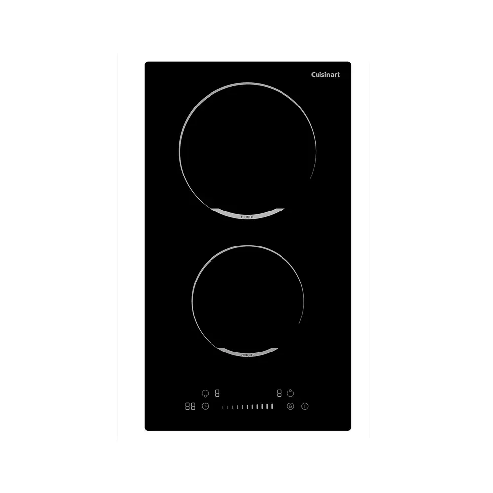 Dominó Elétrico 2 Zonas 38cm 220V Cuisinart Arkton Preto