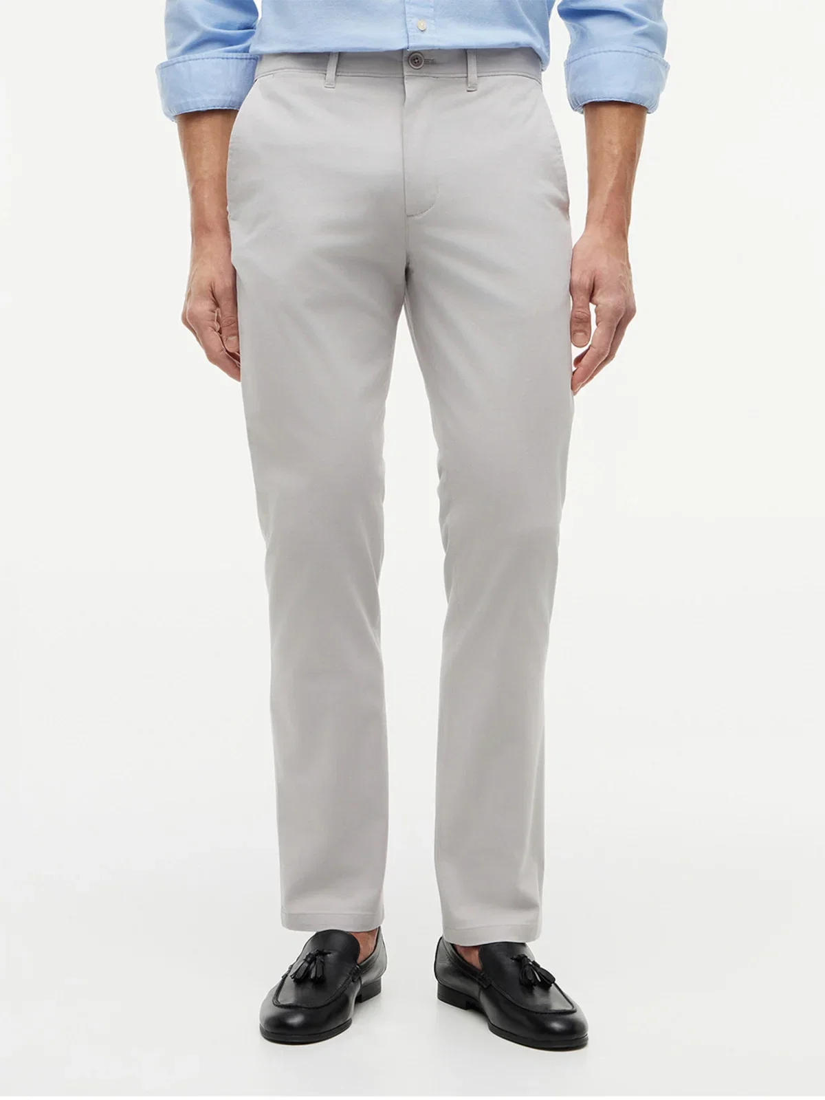Calça Chino Denton Slim Reta em Sarja — imagem 1