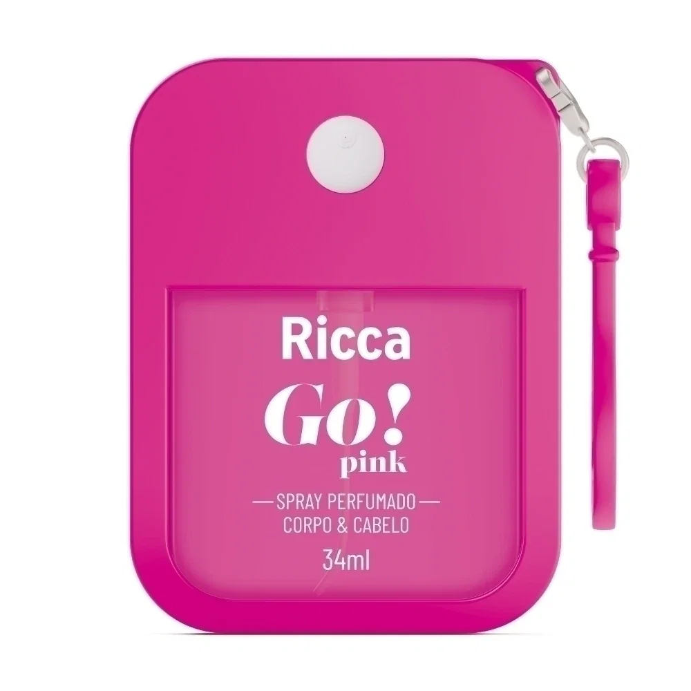 Spray Perfumado Ricca Go! Pink 34ml