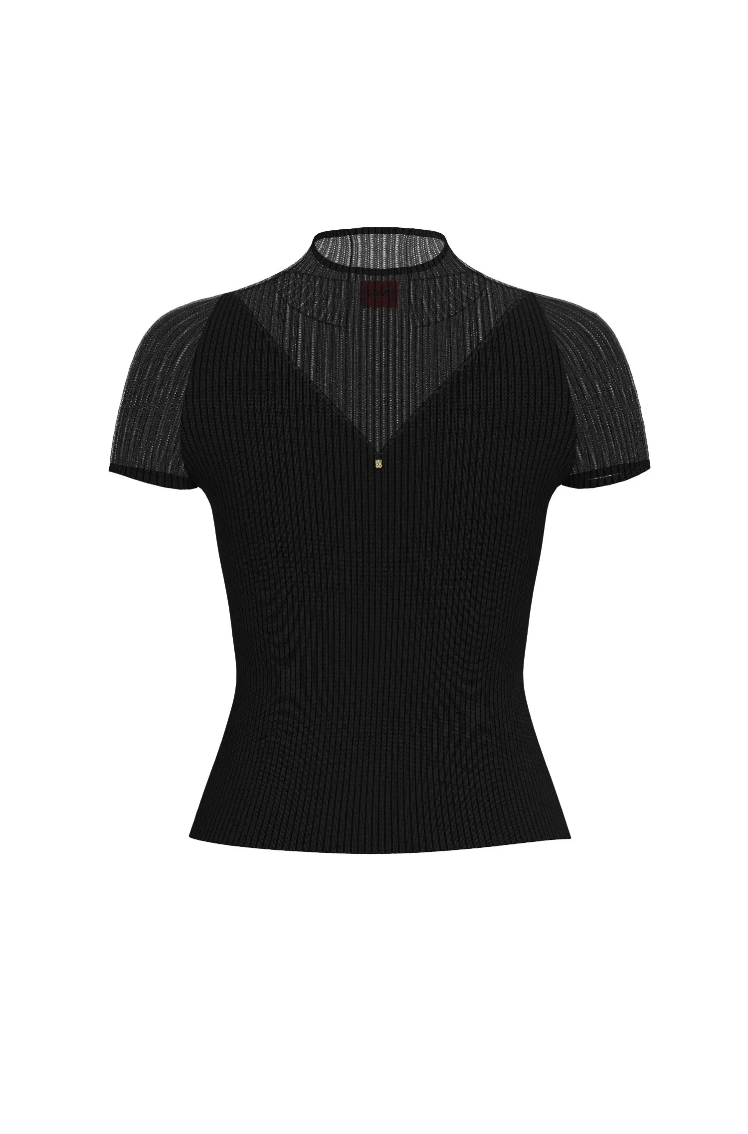 Blusa De Ajuste Slim Fit De Viscose