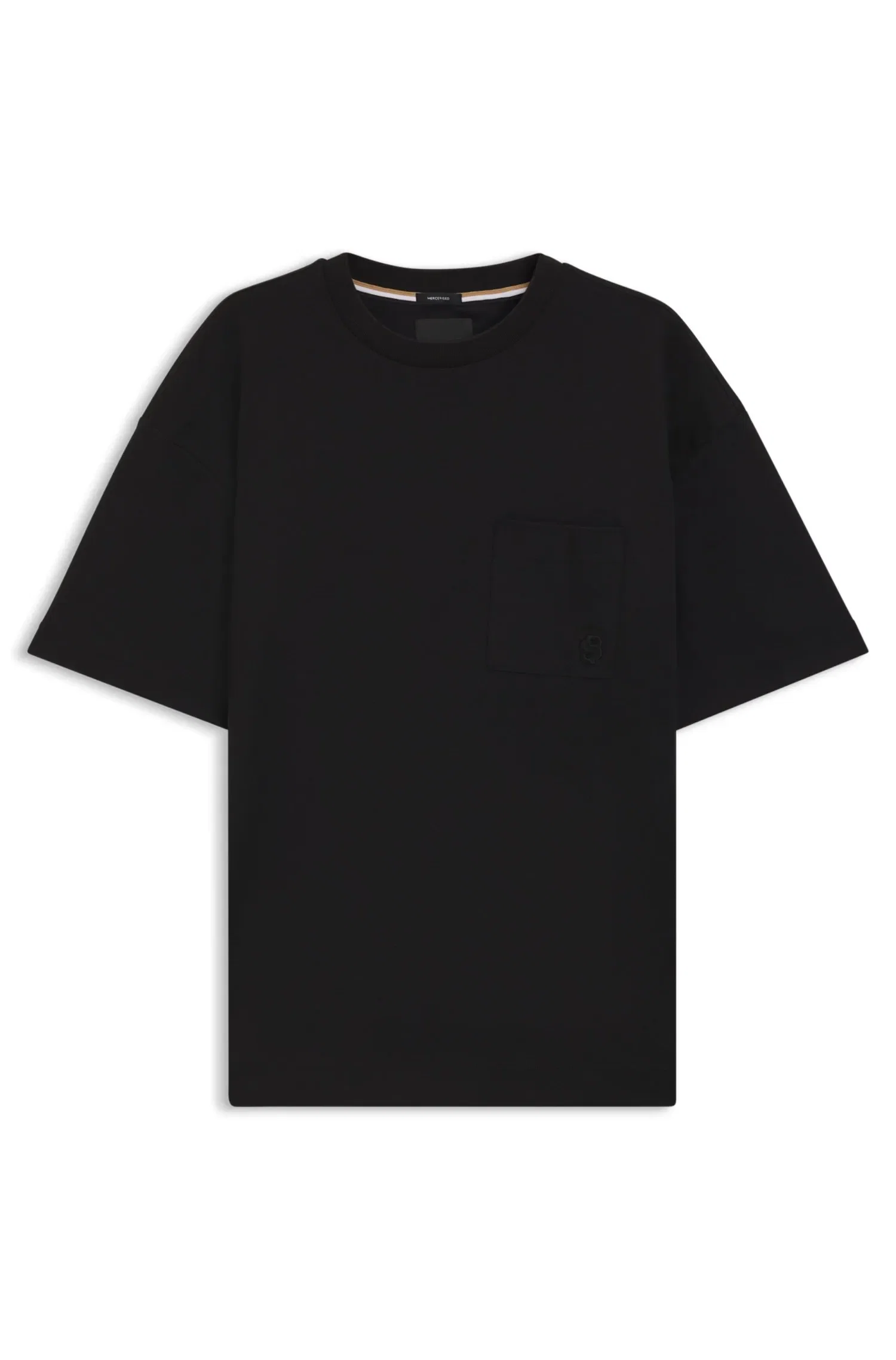Camiseta De Algodão Mercerizado Com Monograma Double B — imagem 1