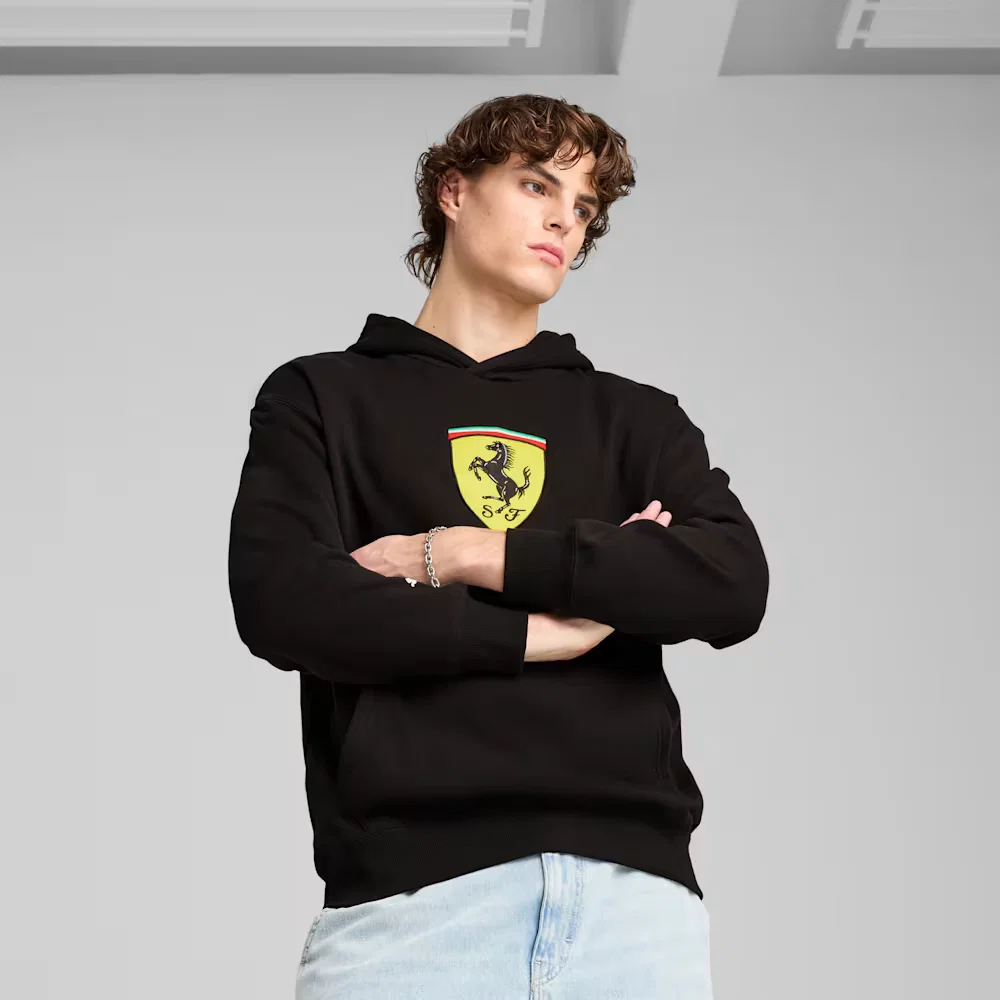 Moletom com Capuz Scuderia Ferrari Race Big Shield Masculino — imagem 1