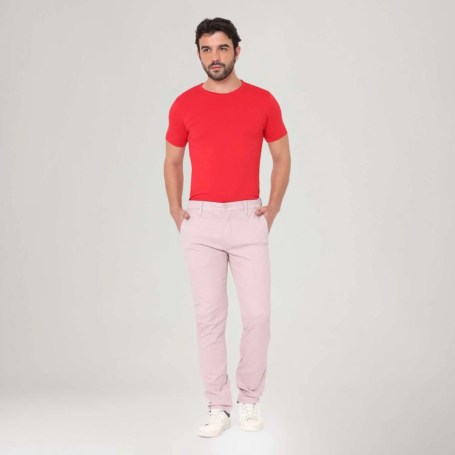 Calça Levi's® XX Chino Slim Rosa — imagem 1
