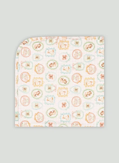 Manta Comfy Unissex para Bebê em Suedine Premium (Branco) Up Baby