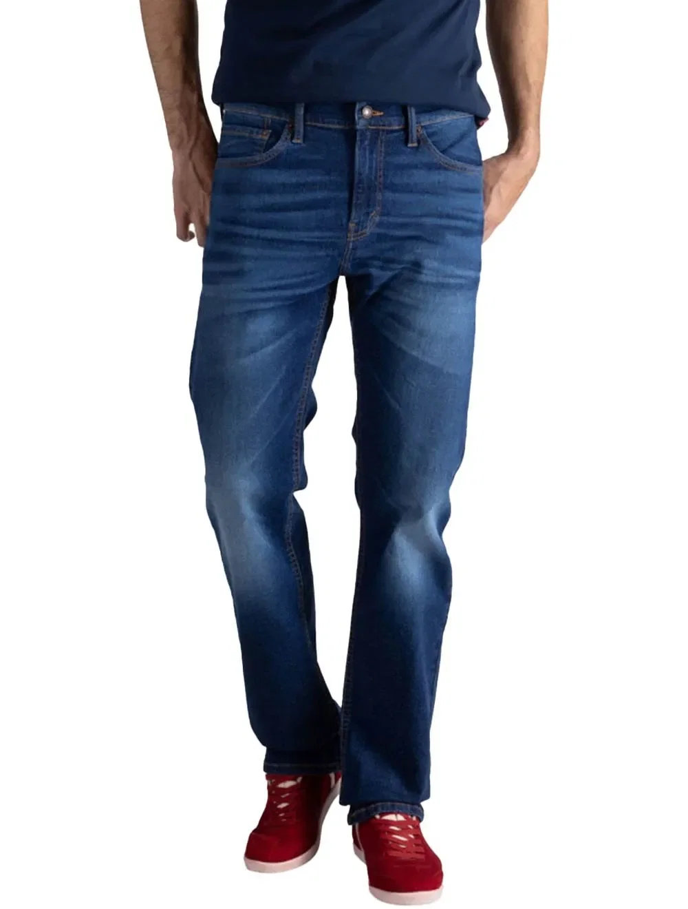 Calça Levis Jeans Masculina 505 Regular Blue Azul — imagem 1