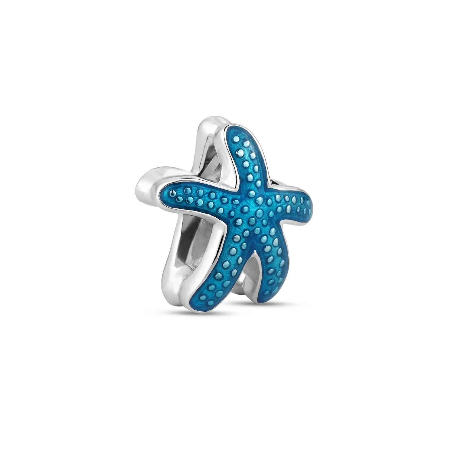 Pingente Life Animal Estrela do Mar em Prata 925 com Esmalte — imagem 1