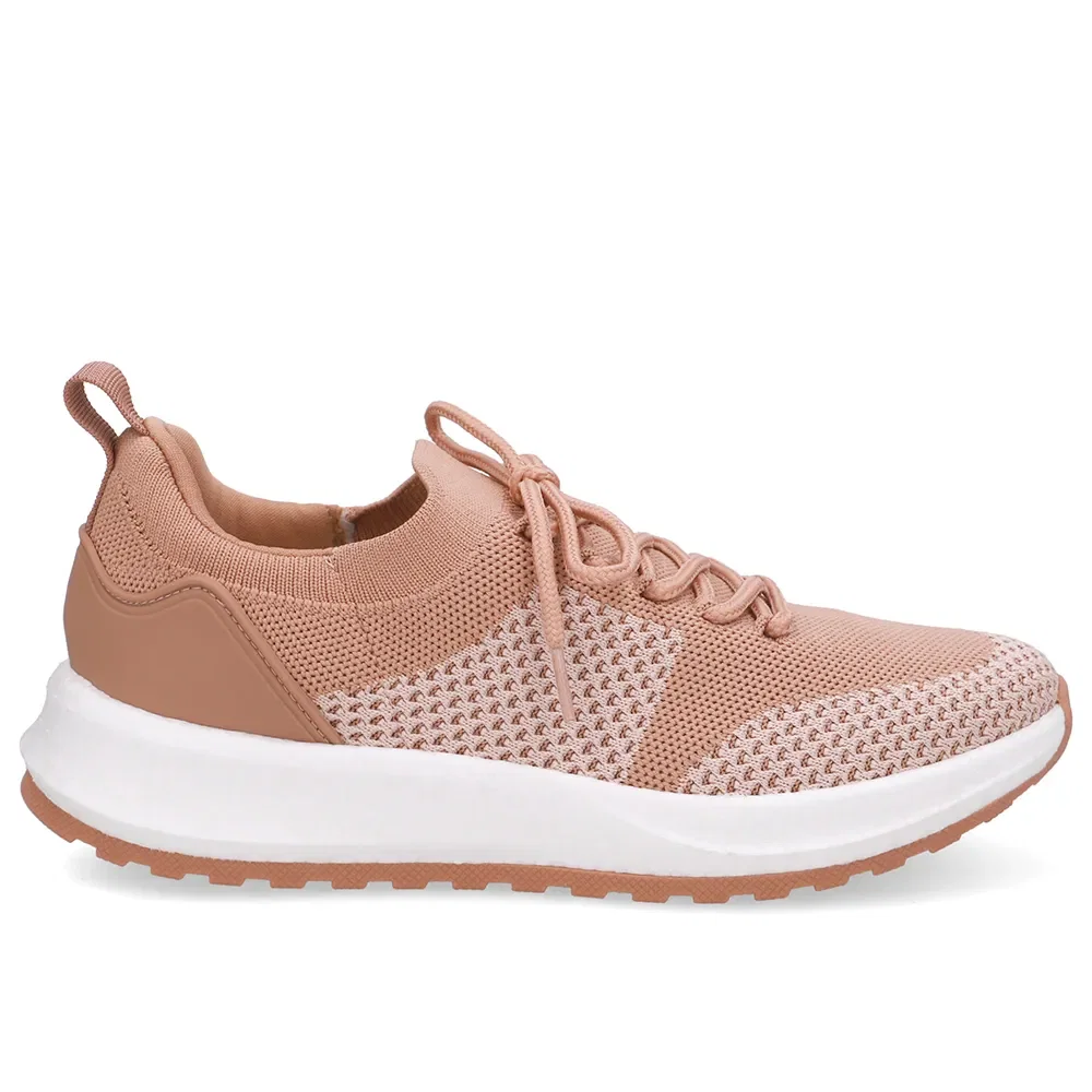 Tênis Poofy Tecido Rosa Antigo — imagem 1