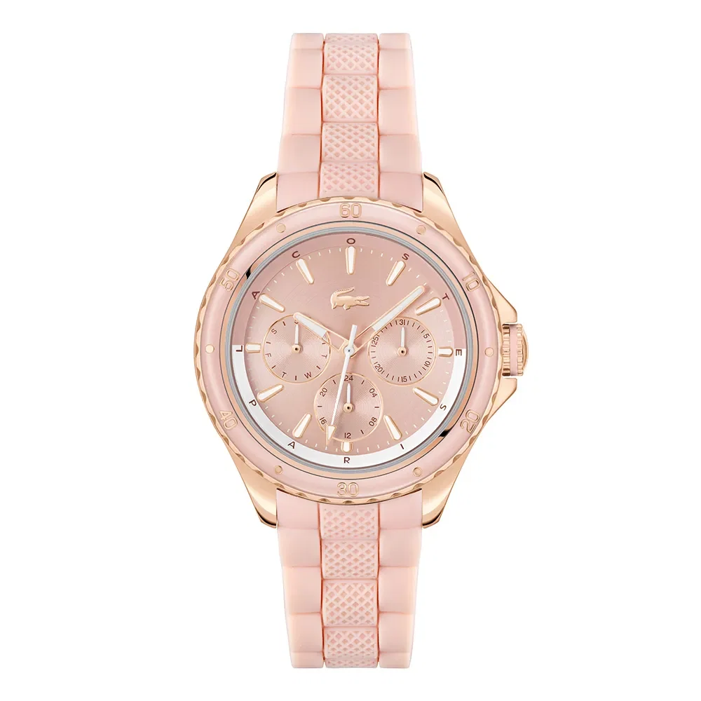 Relógio Lacoste Santorini Feminino em Borracha Rosa 2001457 — imagem 1