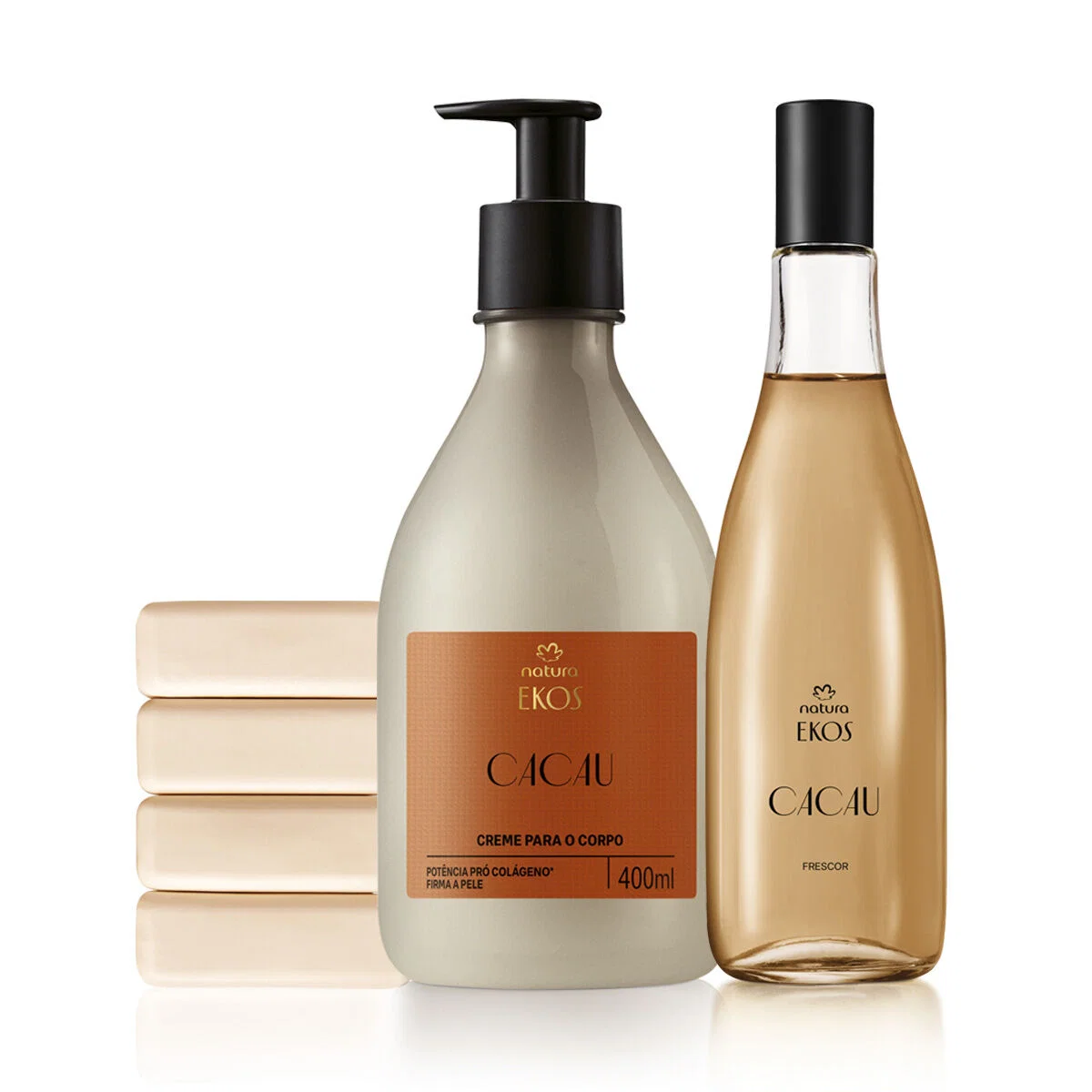Kit Natura Ekos Cacau Banho, Hidratação e Perfumação — imagem 1