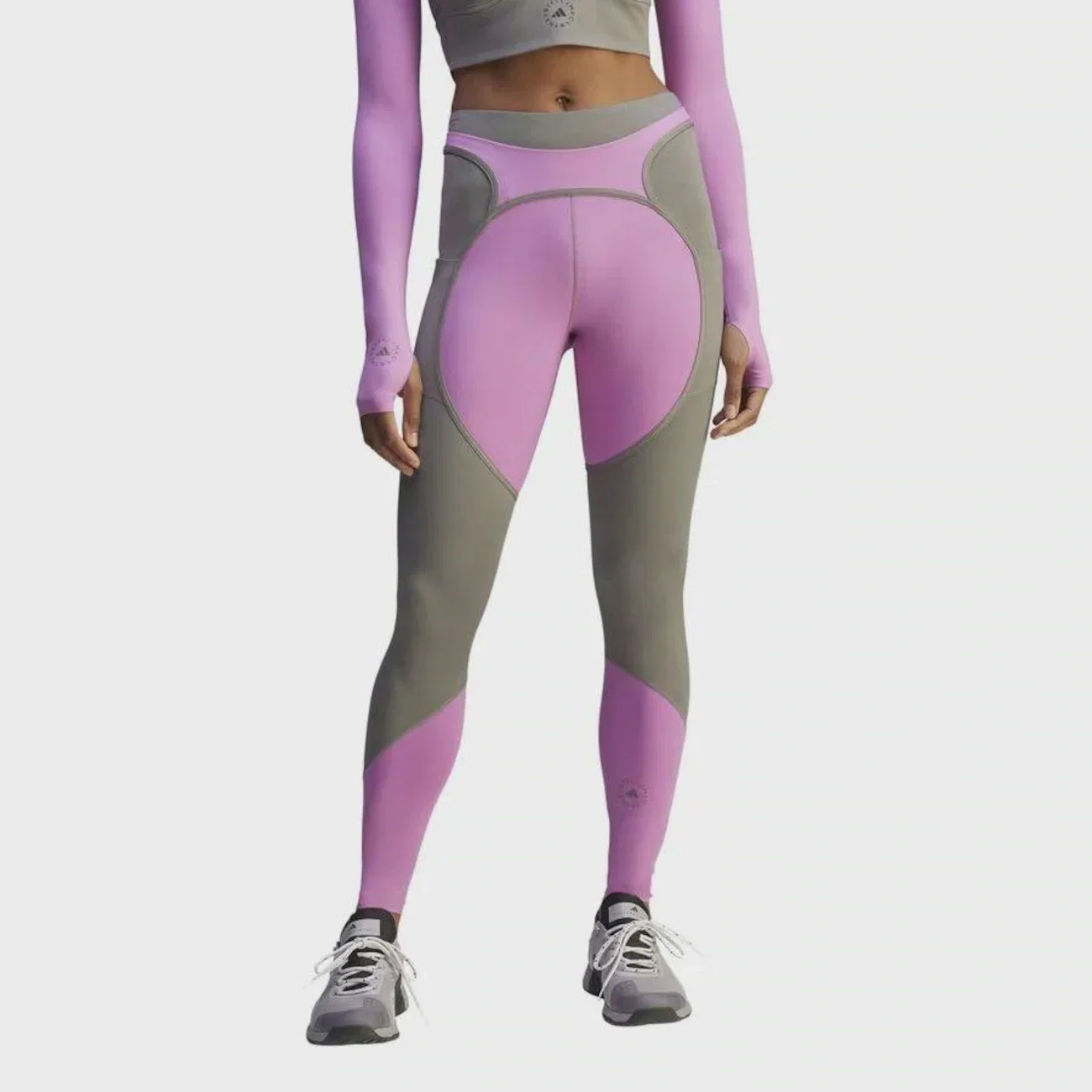 Calça Legging Feminina Stella Mccartney Bicolor Adidas