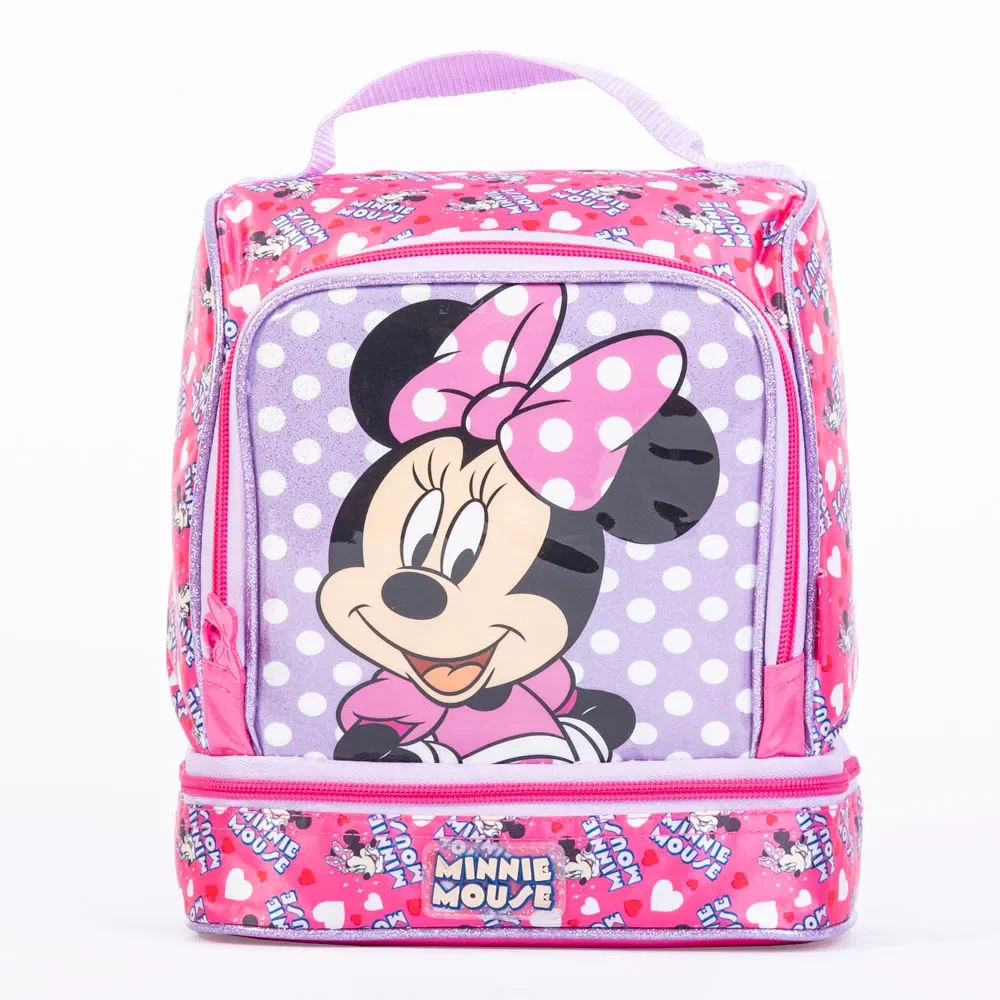 Lancheira Infantil Feminina Térmica Minnie Rosa