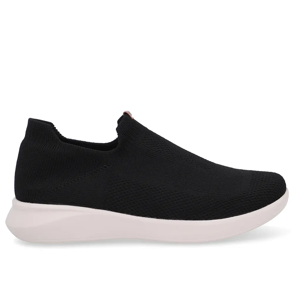 Tênis Tricot Preto Casual — imagem 1