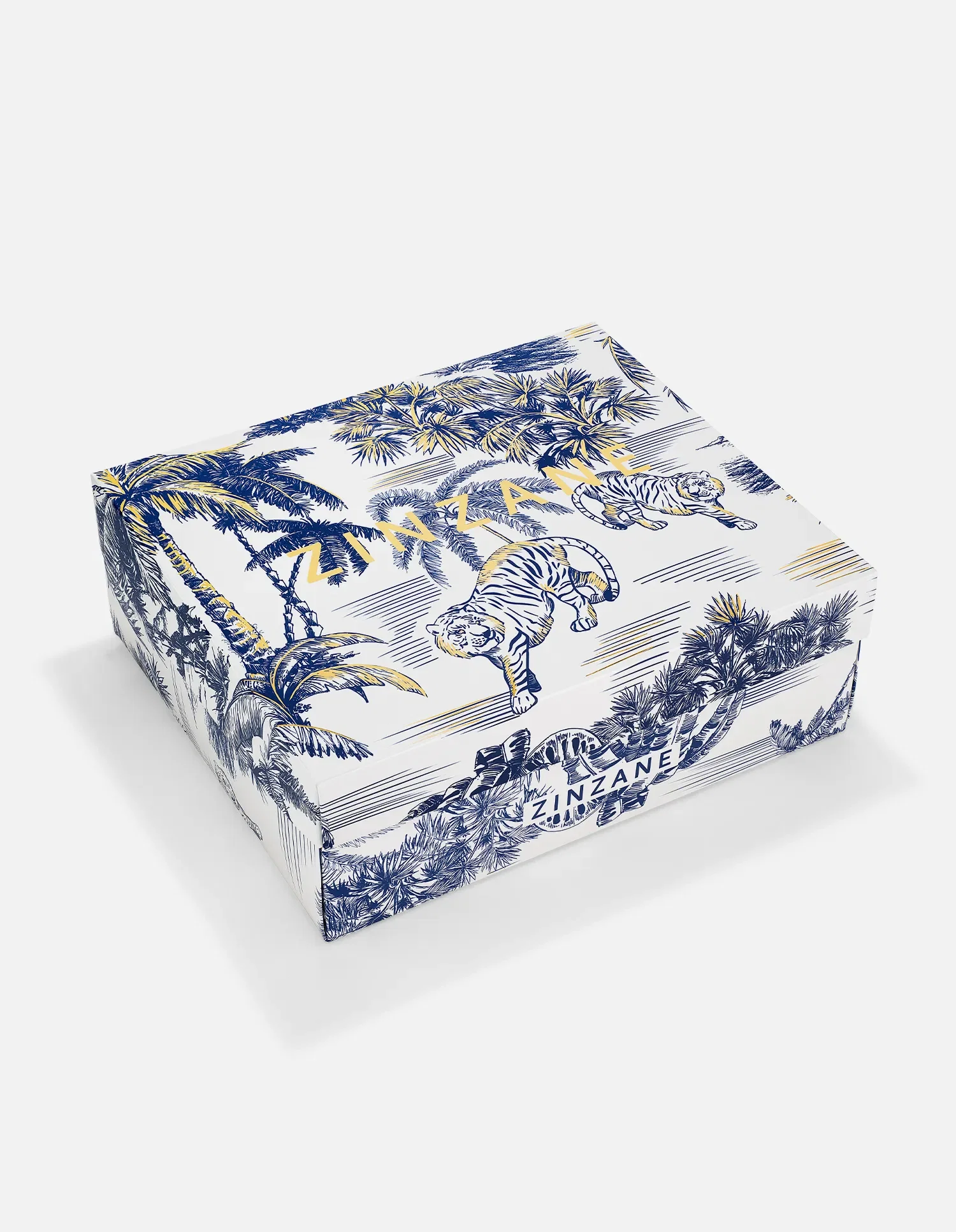Caixa de Presente Estampada Marie - Azul