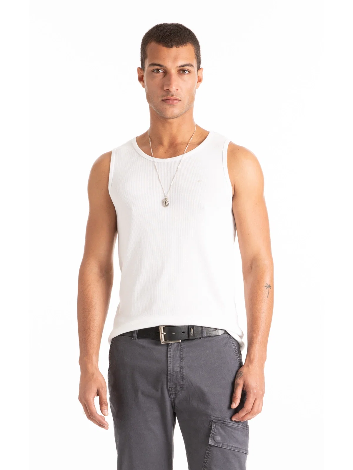 T-Shirt Rib Easa Off White