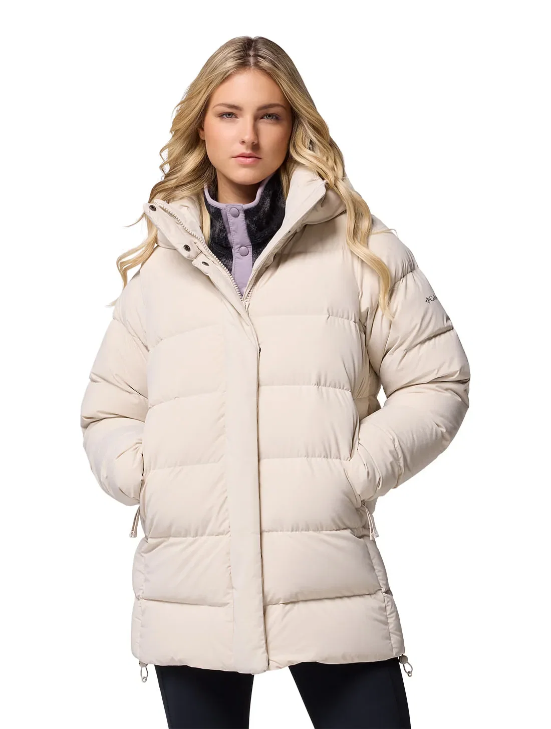 Jaqueta Columbia Feminina Amaze Puff Mid Hooded — imagem 1