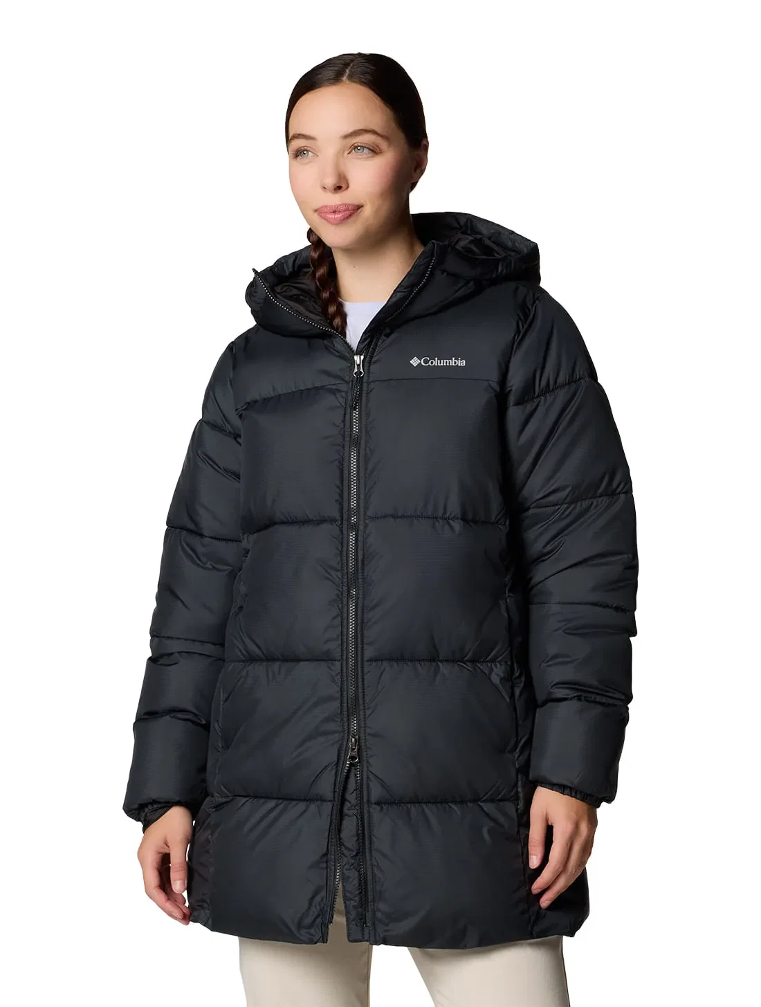 Jaqueta Columbia Feminina Puffect™ Mid Hooded II — imagem 1