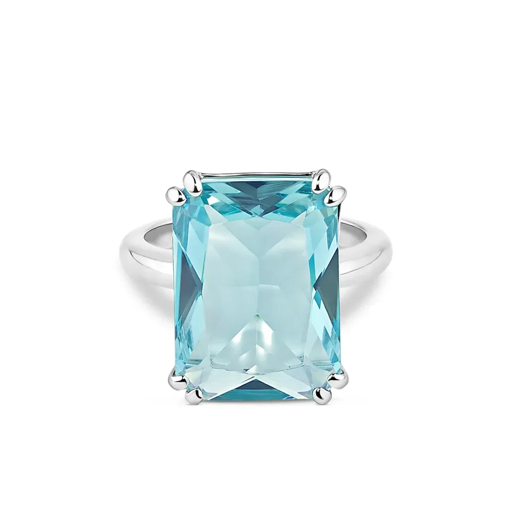 Anel Life Royal em Prata 925 com Pedra Azul — imagem 1