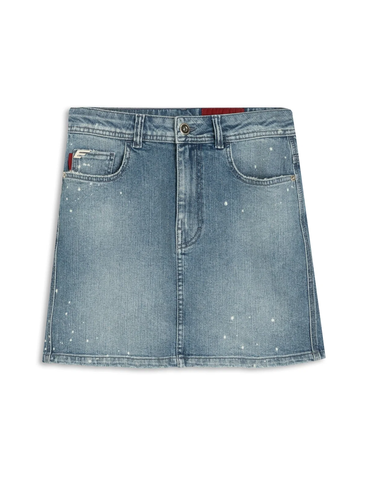 Saia Classic Denim Elastic Zoe Lav.Claro — imagem 1