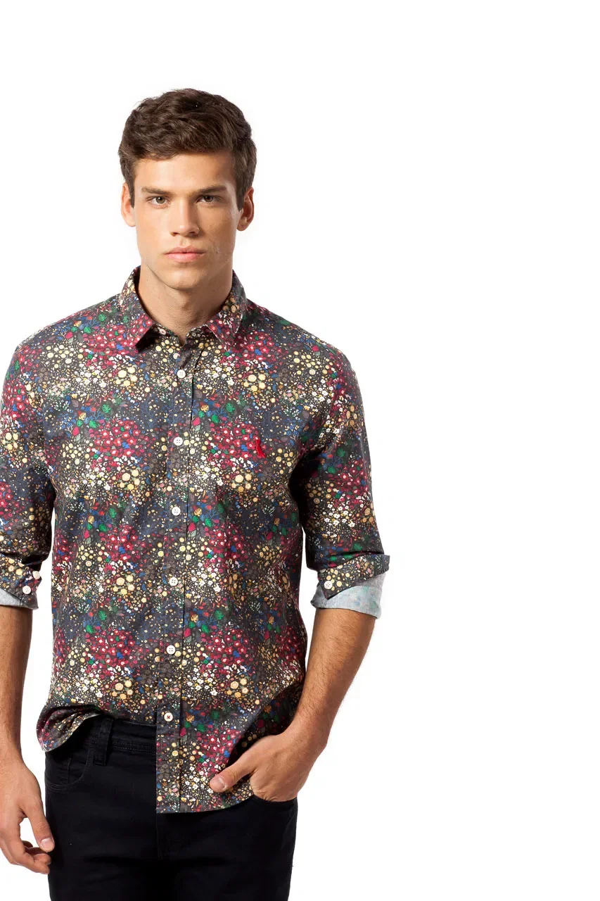 Camisa RESERVA Regular Floral Multicolorido