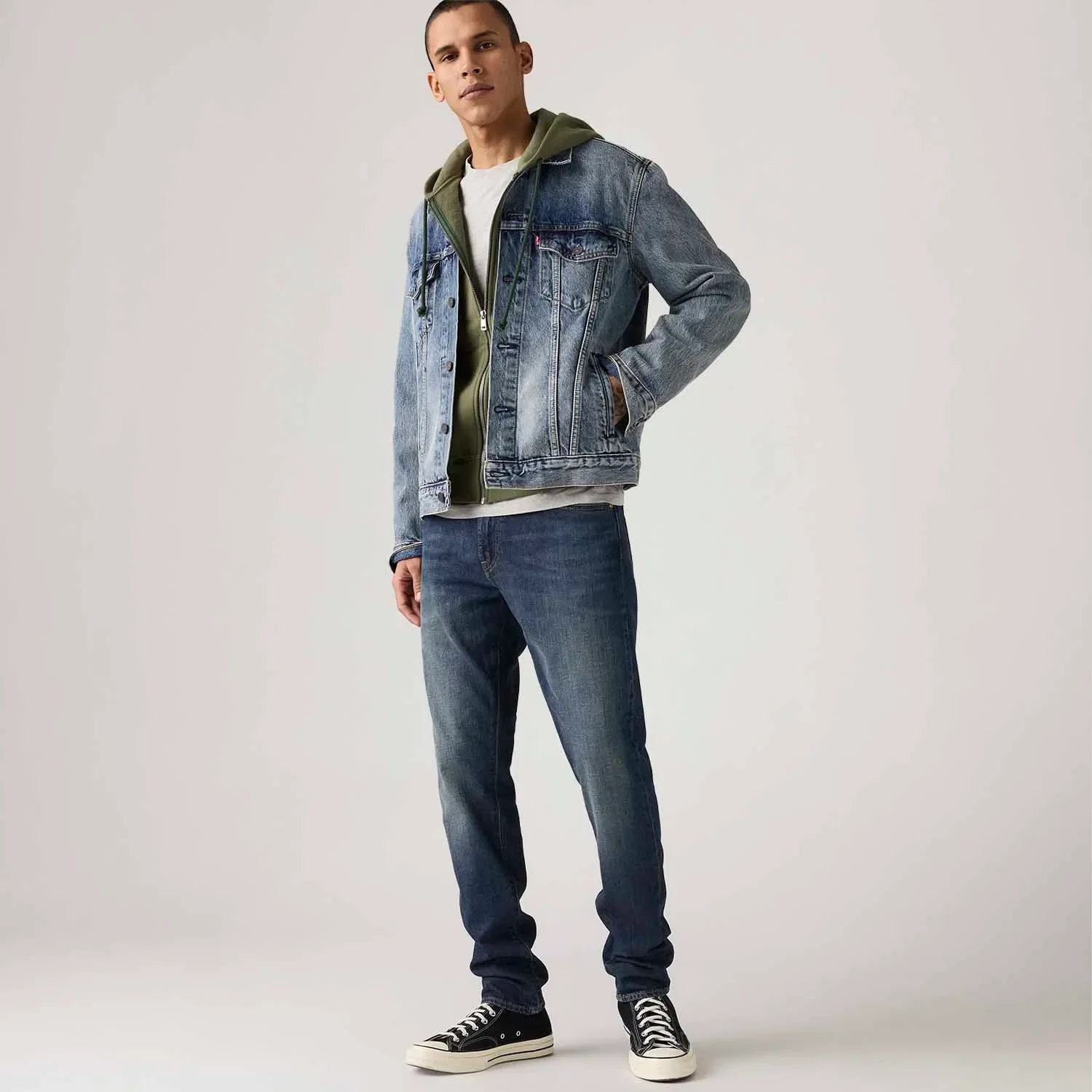 Calça Jeans Levi's®512® Slim Taper Lavagem Escura — imagem 1