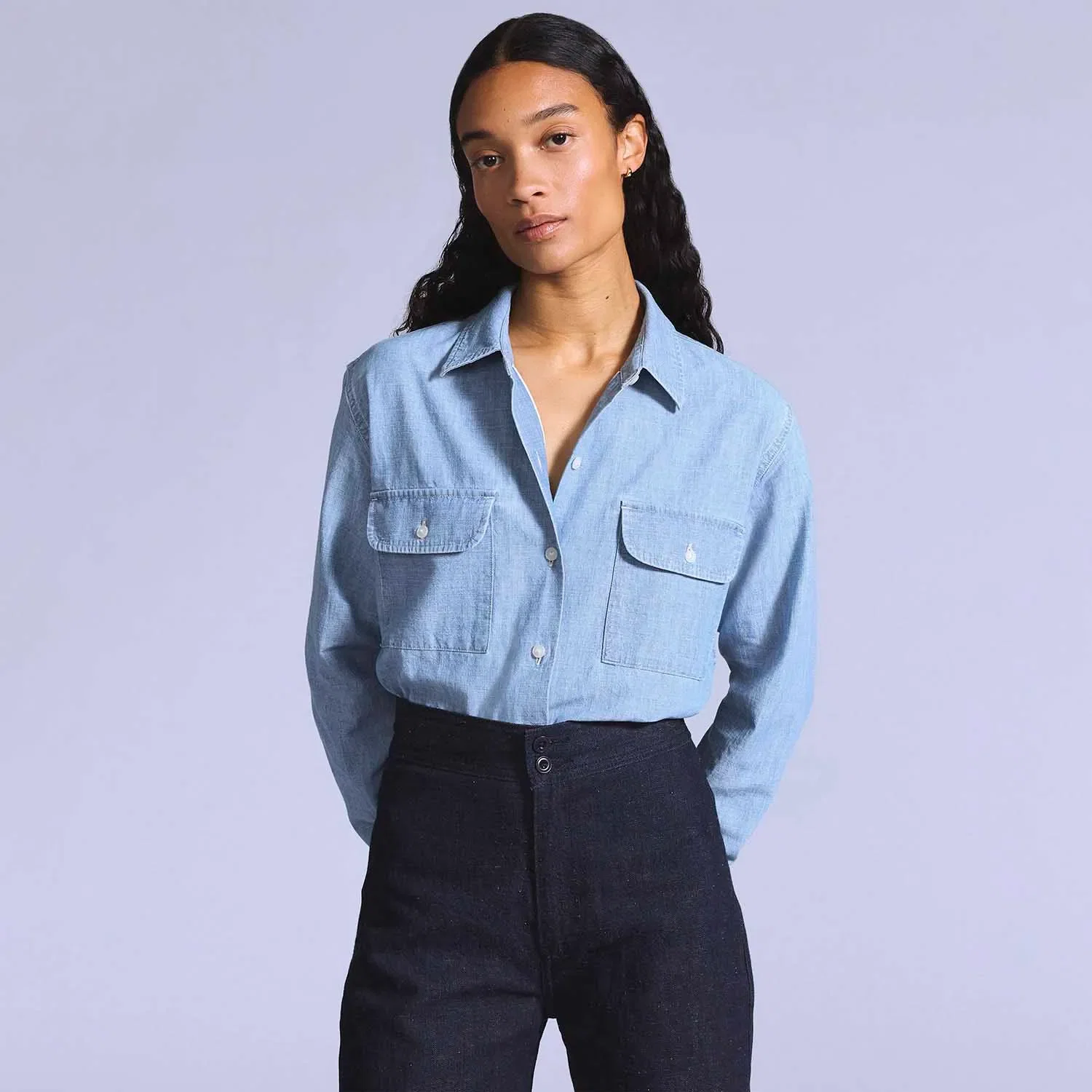 Camisa Levi's® Blue Tab Coral Shirt Lavagem Clara — imagem 1