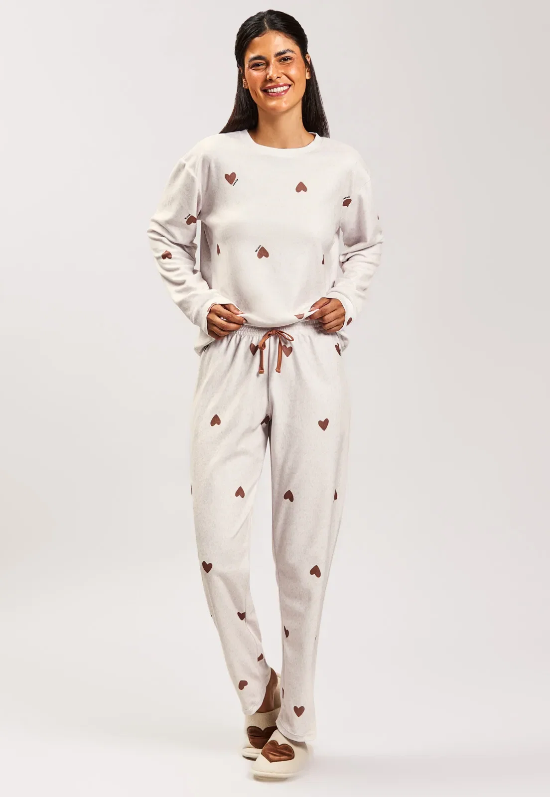 Pijama Longo De Light Soft Baunilha