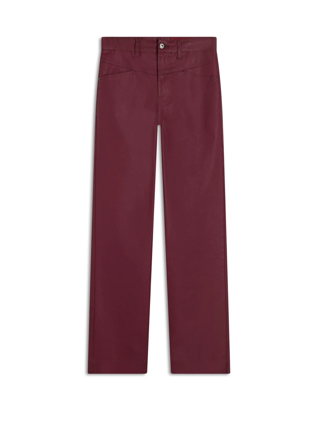 Calça Denim Pala Dark Wine
