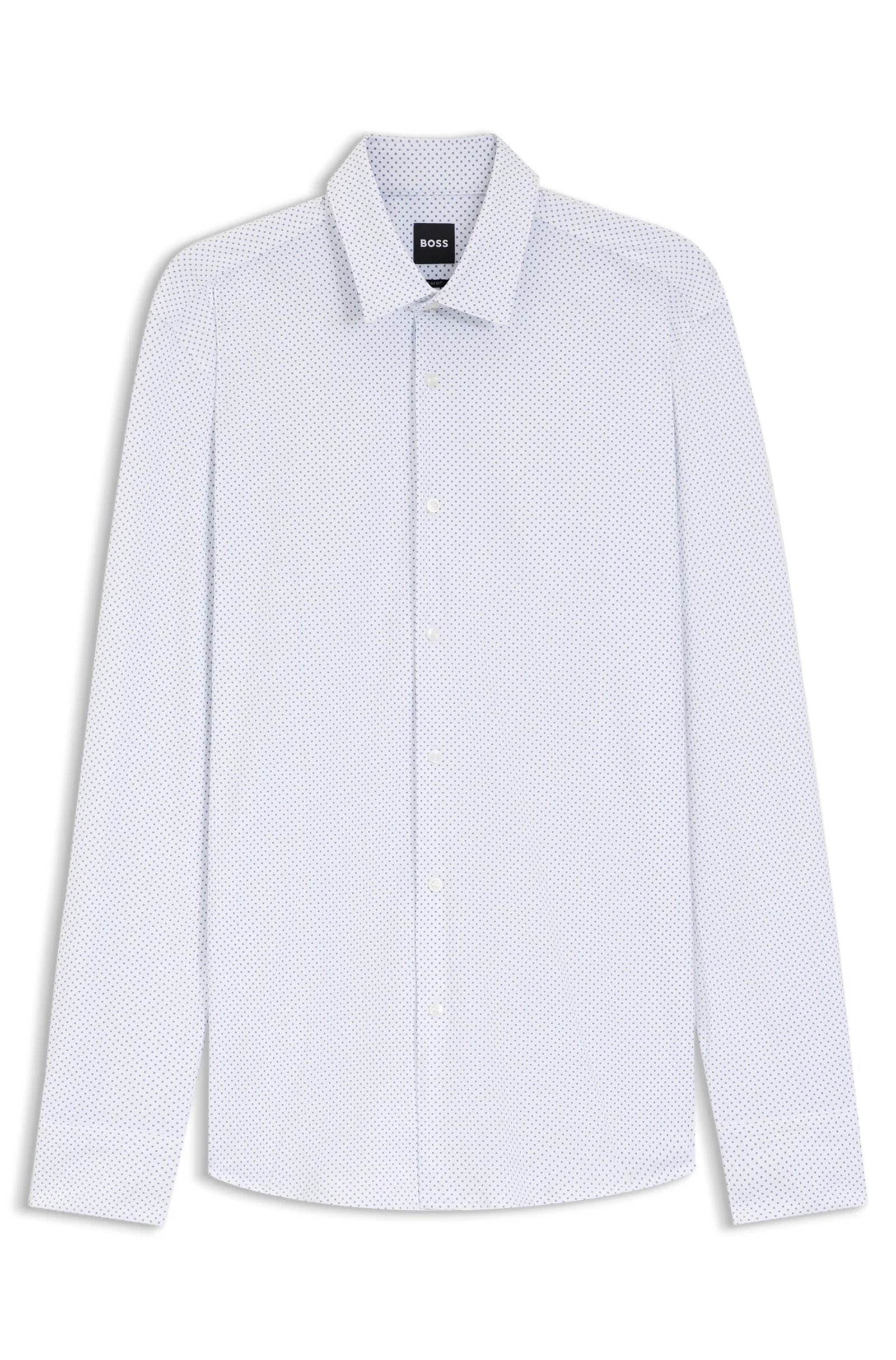 Camisa Slim Fit Estampada Em Jersey — imagem 1