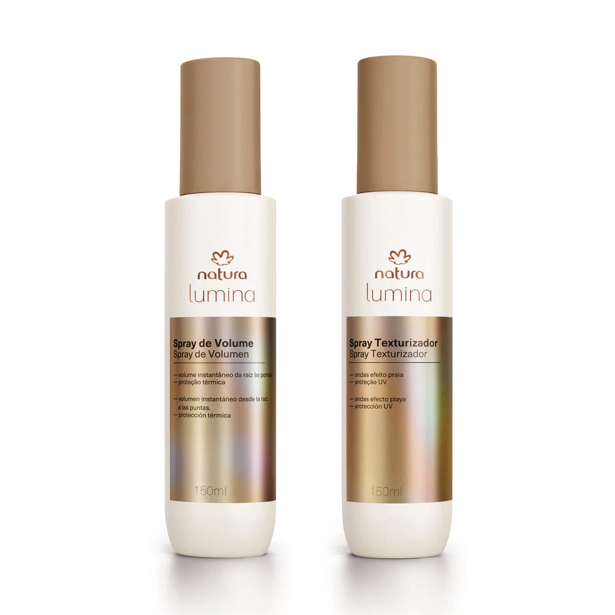 Kit Spray de Volume e Spray Texturizador para Finalização Lumina (2 produtos) — imagem 1