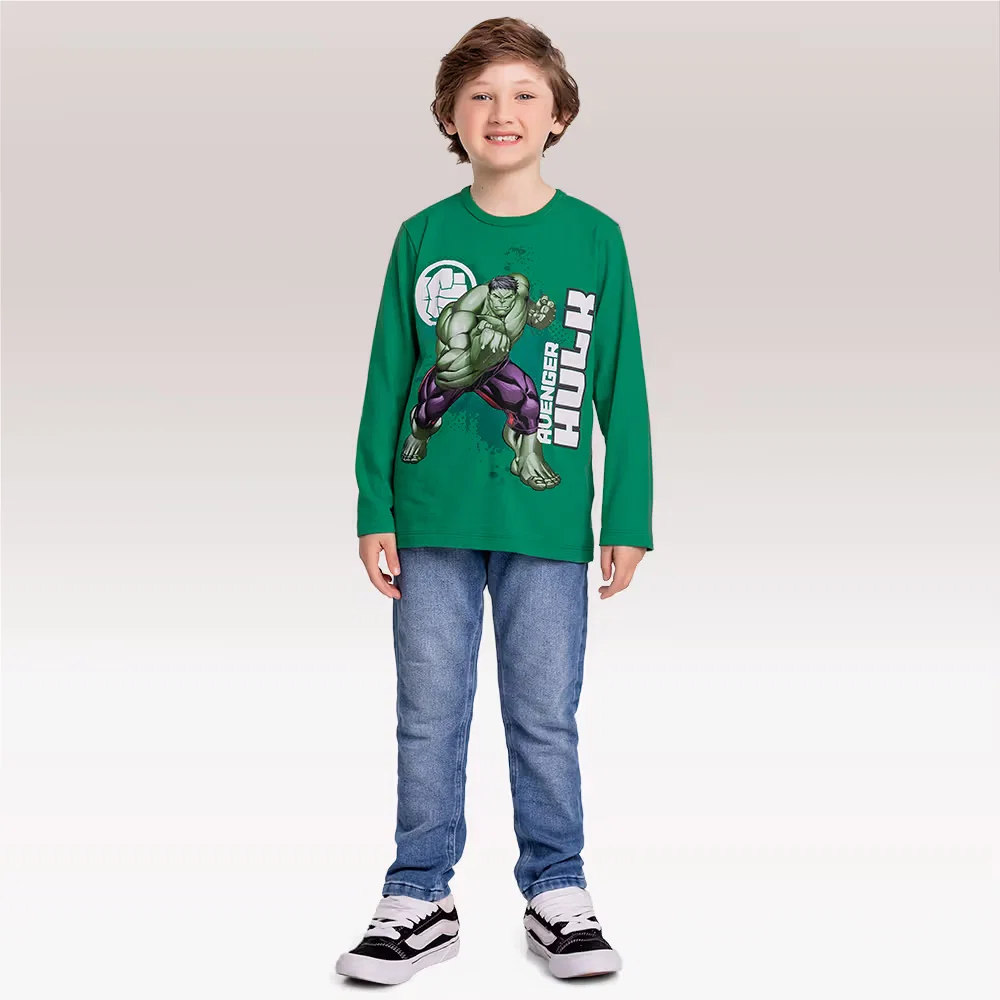 Camiseta manga longa Avengers — imagem 1