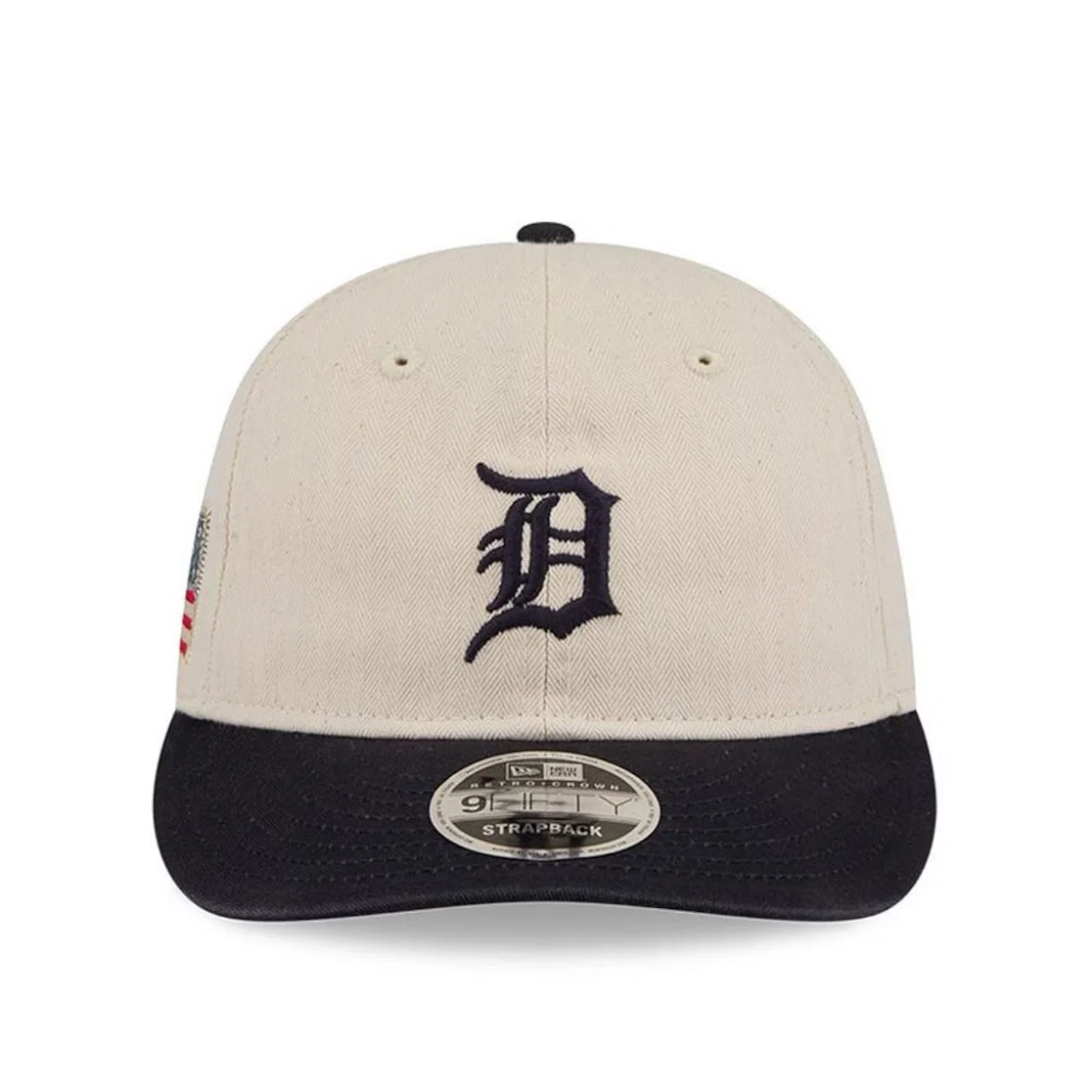 Boné Adulto New Era Retro Crown 950 Detroit Tigers Aba Curva