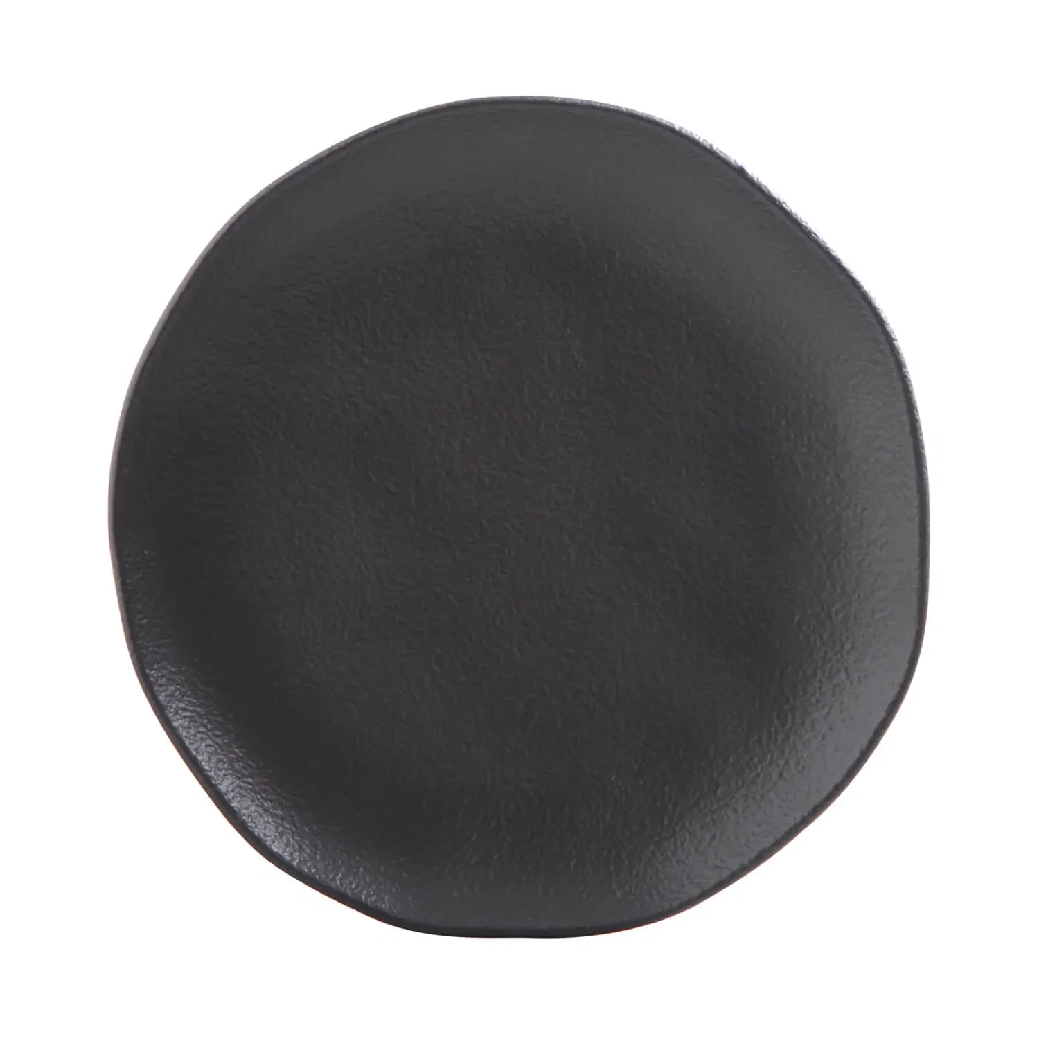 Prato para Sobremesa Geo Carbon Matte 19cm Porto Brasil Preto — imagem 1