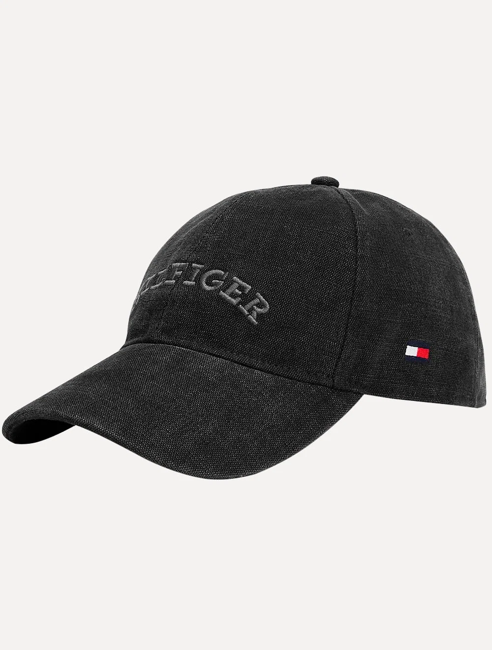 Boné Tommy Hilfiger Masculino Monotype Baseball Preto — imagem 1