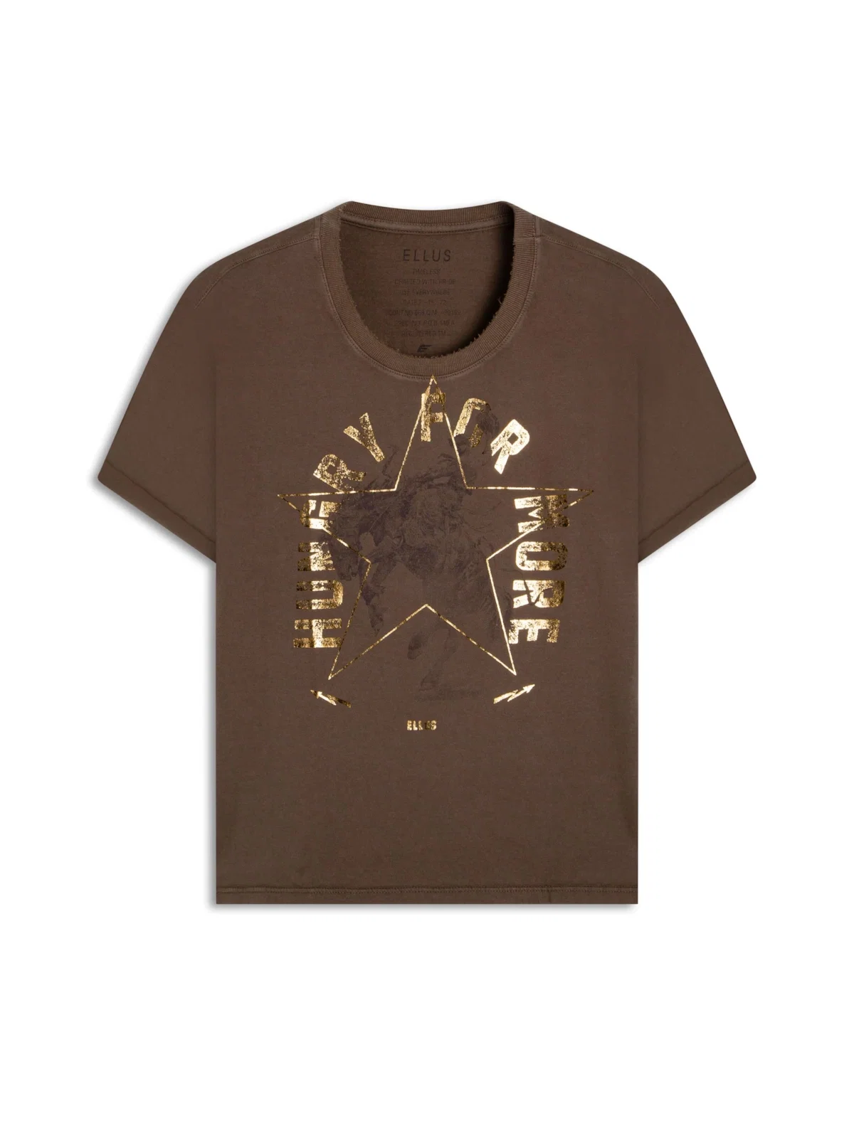 Blusa Ellus Hungry For More Dark Brown