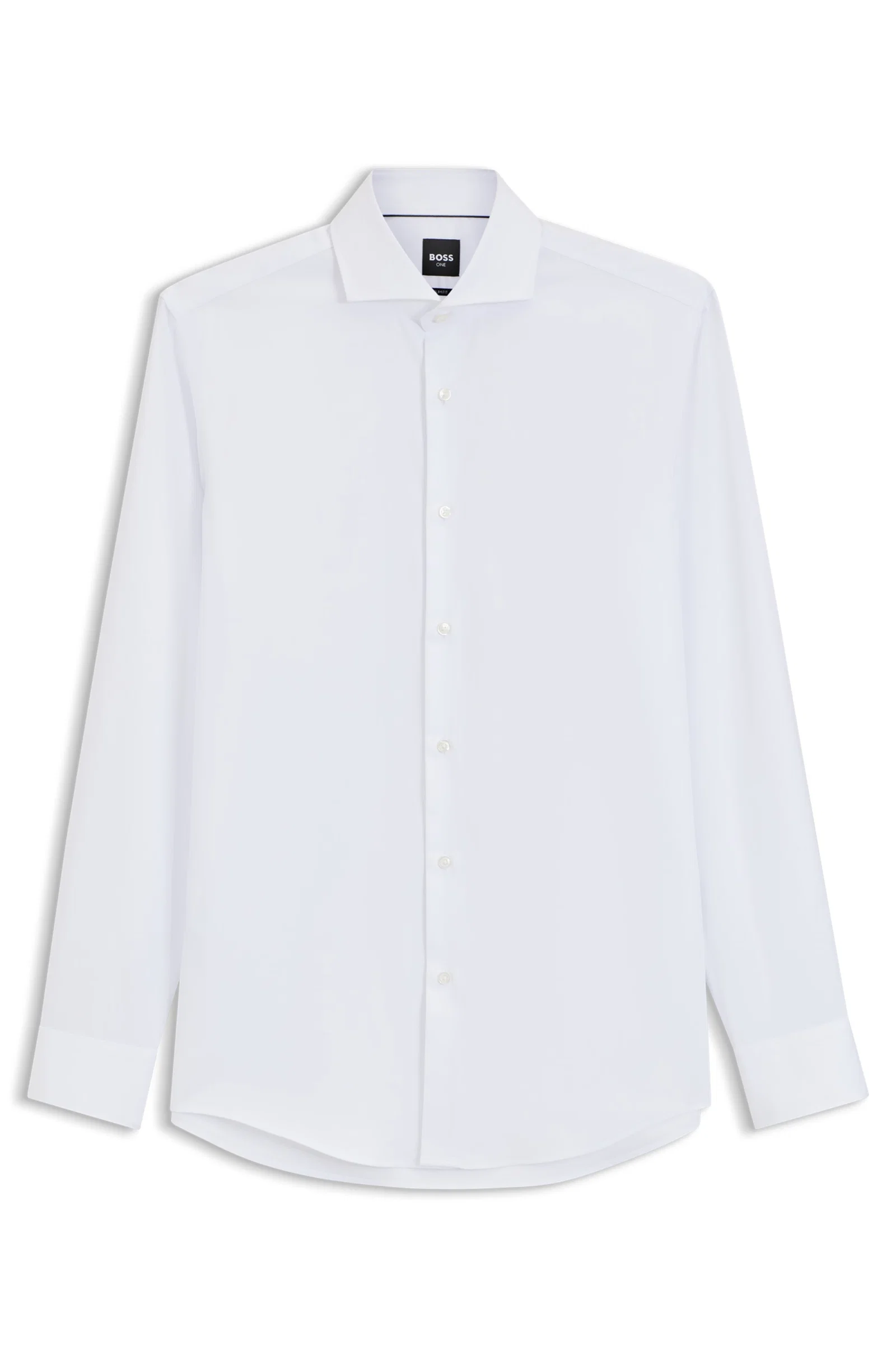 Camisa Slim Fit De Algodão