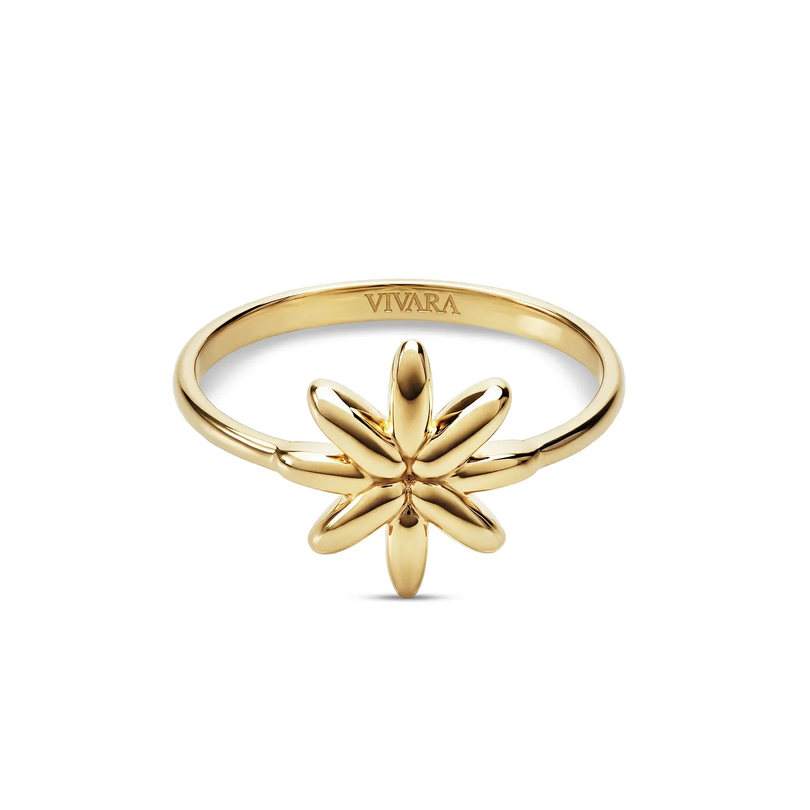 Anel Fiori em Ouro Amarelo 18k