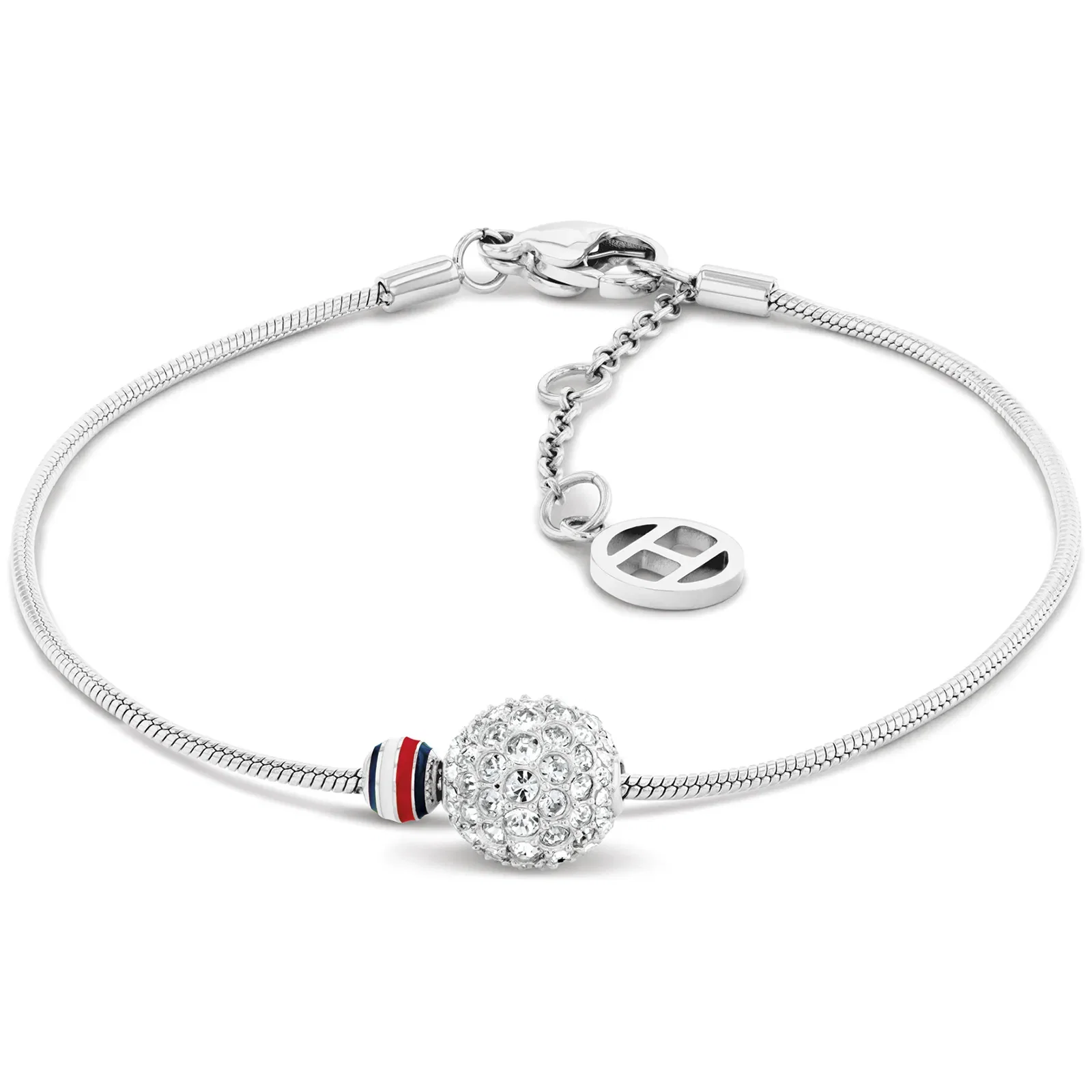 Pulseira Tommy Hilfiger Holiday Beads em Aço Prateado 2781076