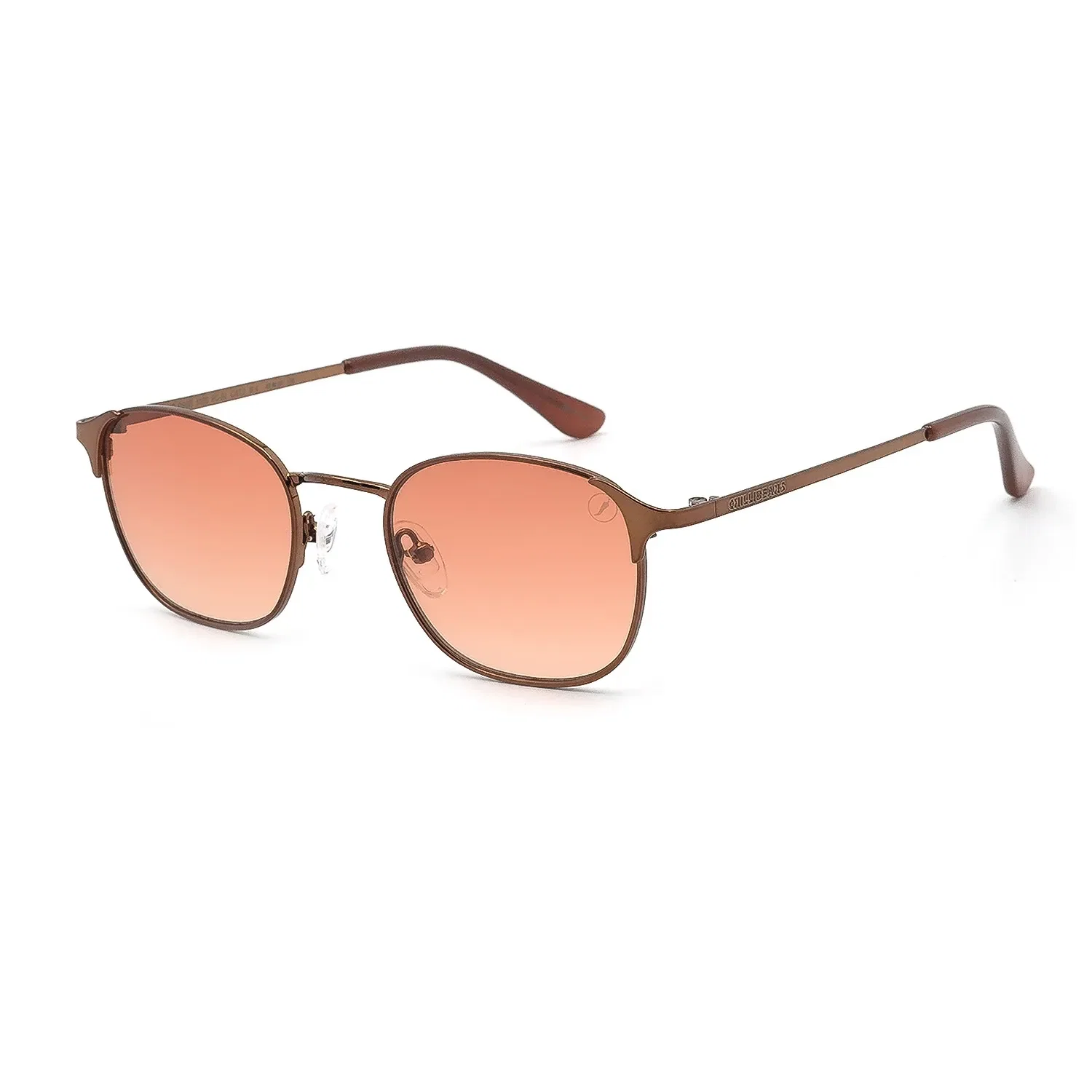 Óculos de Sol Infantil Feminino Chilli Beans Redondo Laranja