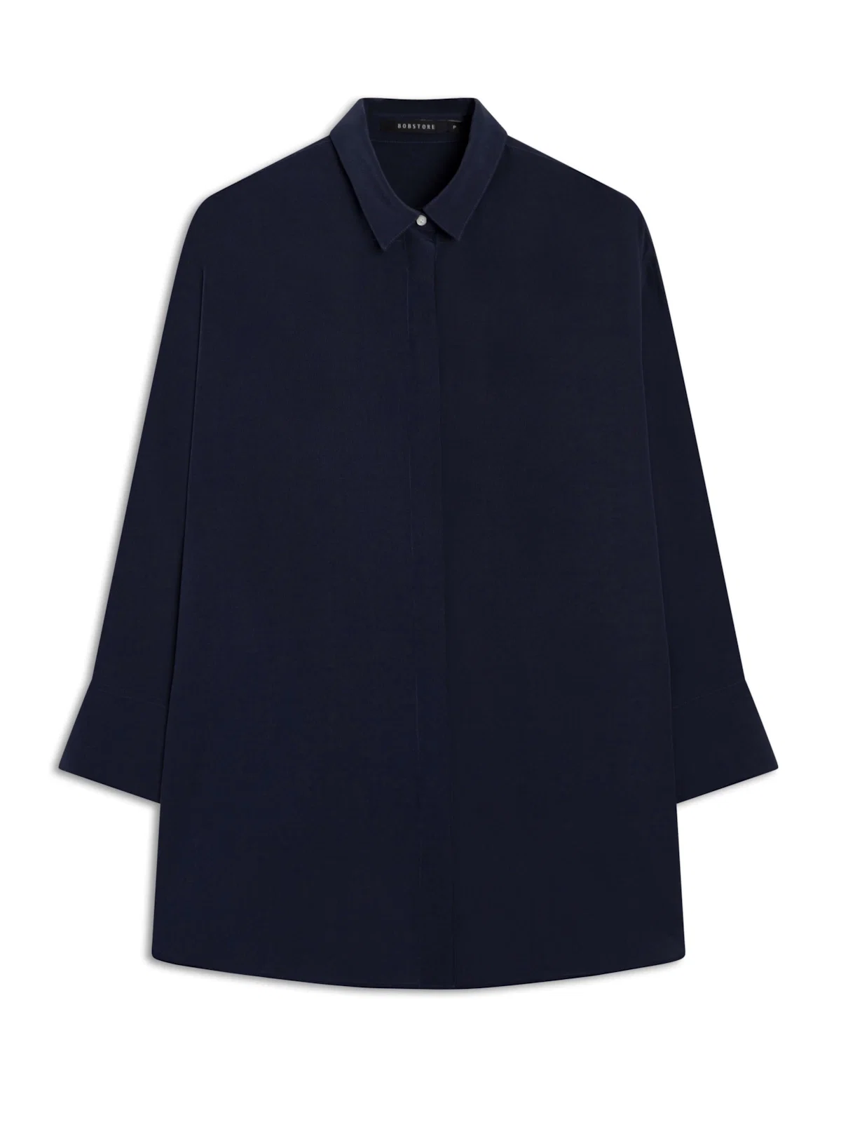 Chemise Pura Seda Marinho — imagem 1