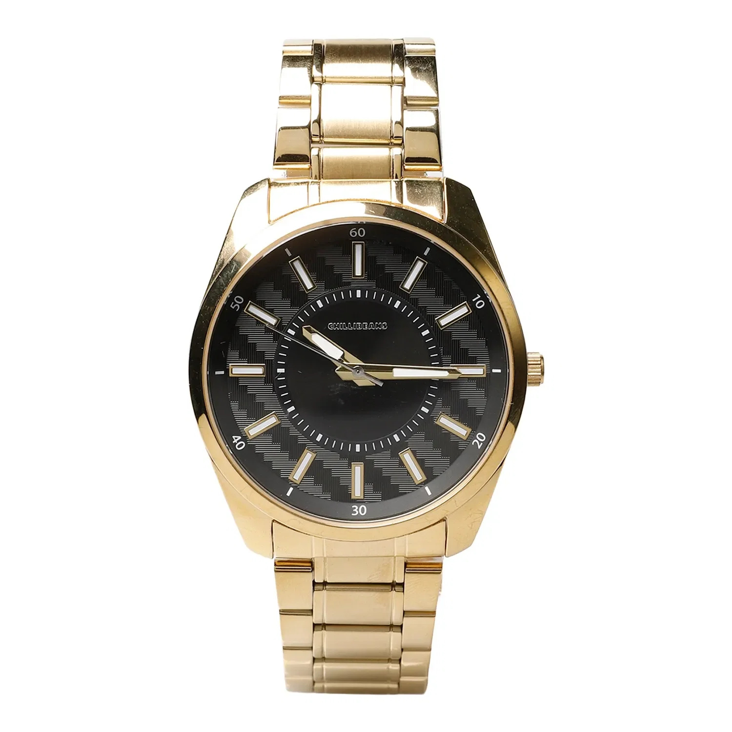 Relógio Analógico Masculino Chilli Beans Metal Dourado — imagem 1