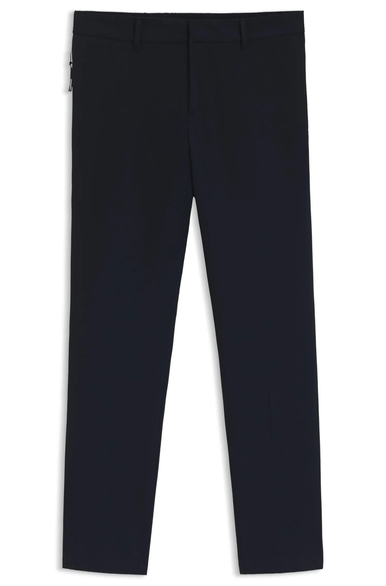 Calça Slim Fit Em Tecido Elástico